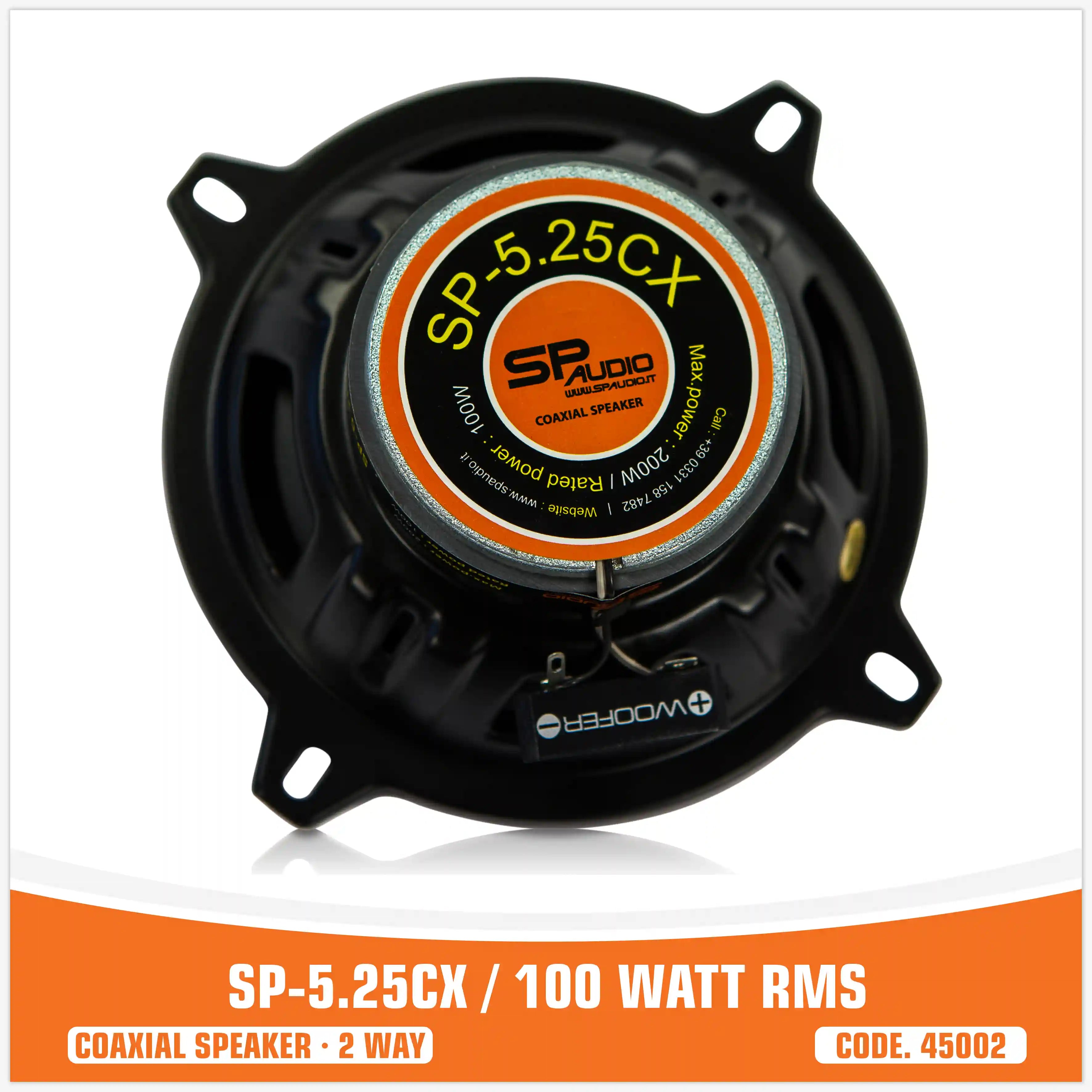 SP 5.25CX CASSE COASSIALI 5.25"/13.5CM 100W RMS (PREZZO COPPIA)