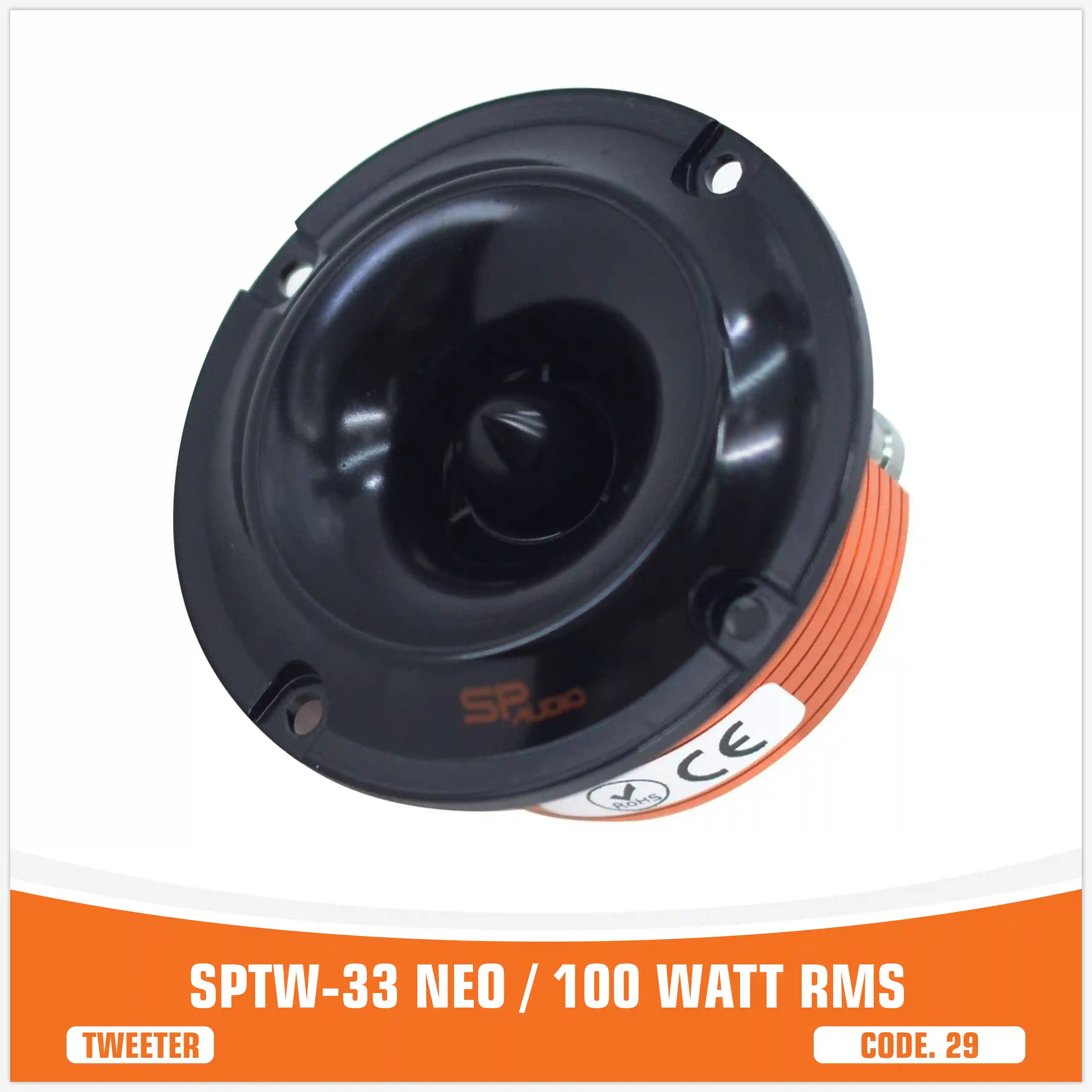 SP TW 33 NEO TWEETER BULLET NEO MAGNETE 100W RMS (PREZZO SINGOLO)