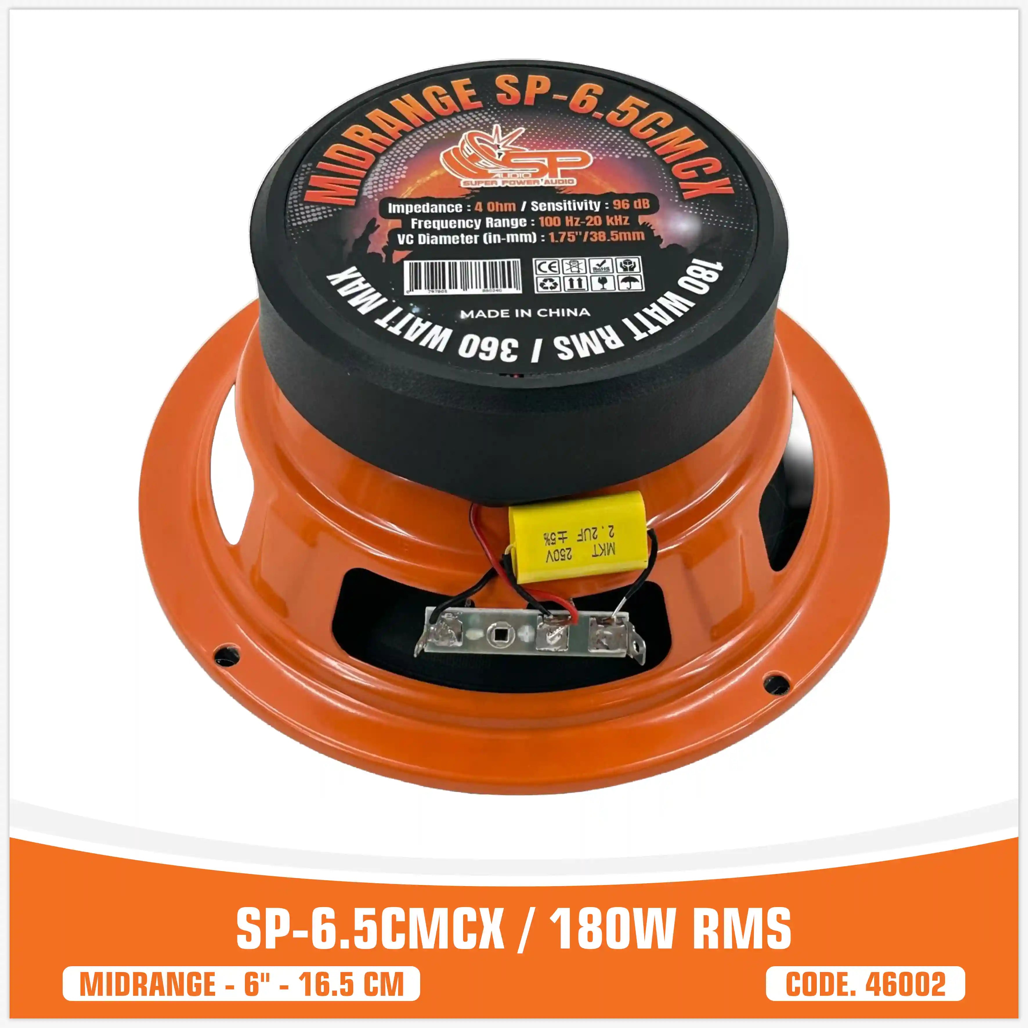 (6.5CM   میدرنج)
 (6،5 "/ 16،5CM)
(100W RMS)
(قیمت جفت)