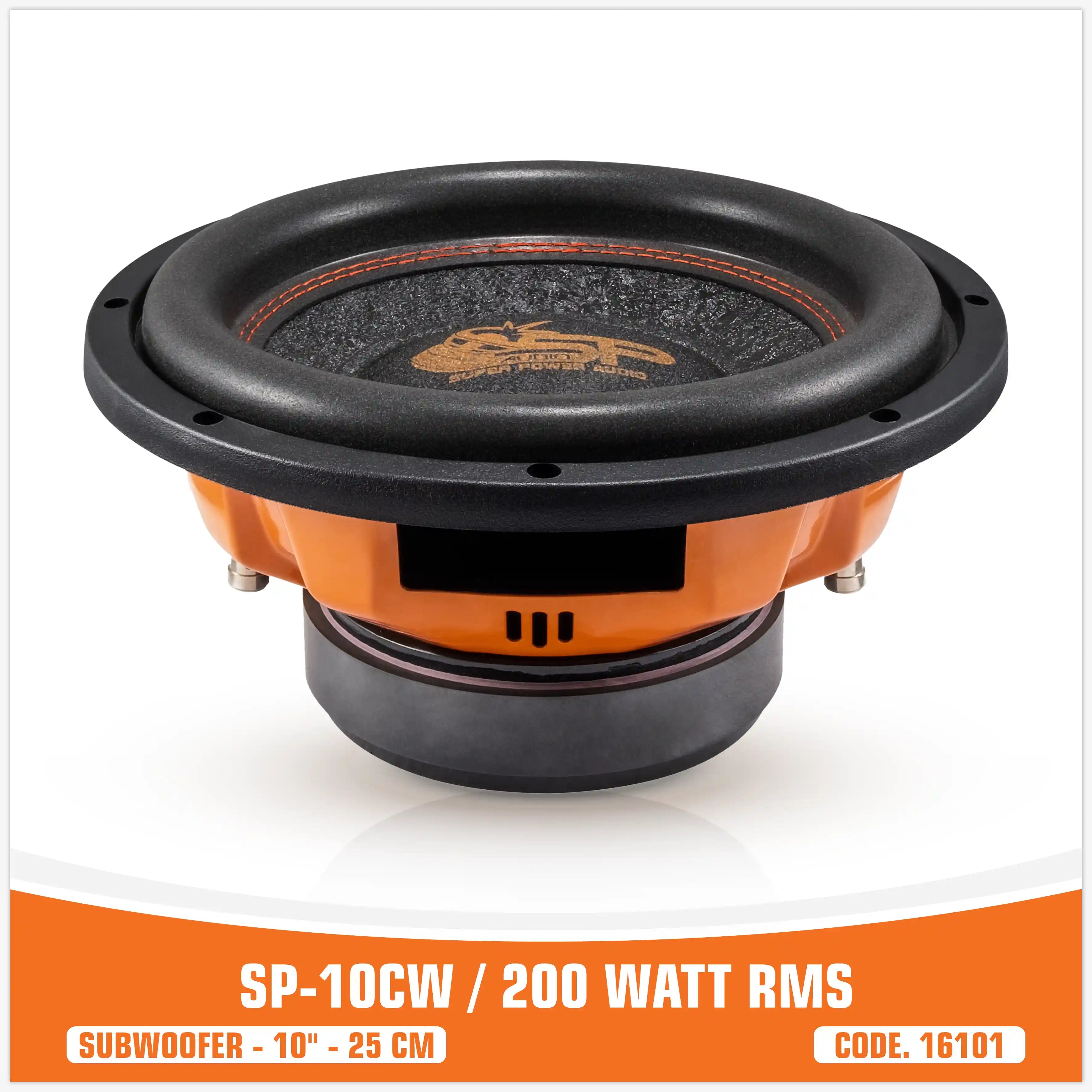 SP 10CW MIGLIOR PREZZO SUBWOOFER 10"/25CM 200WATT RMS (PREZZO SINGOLO)