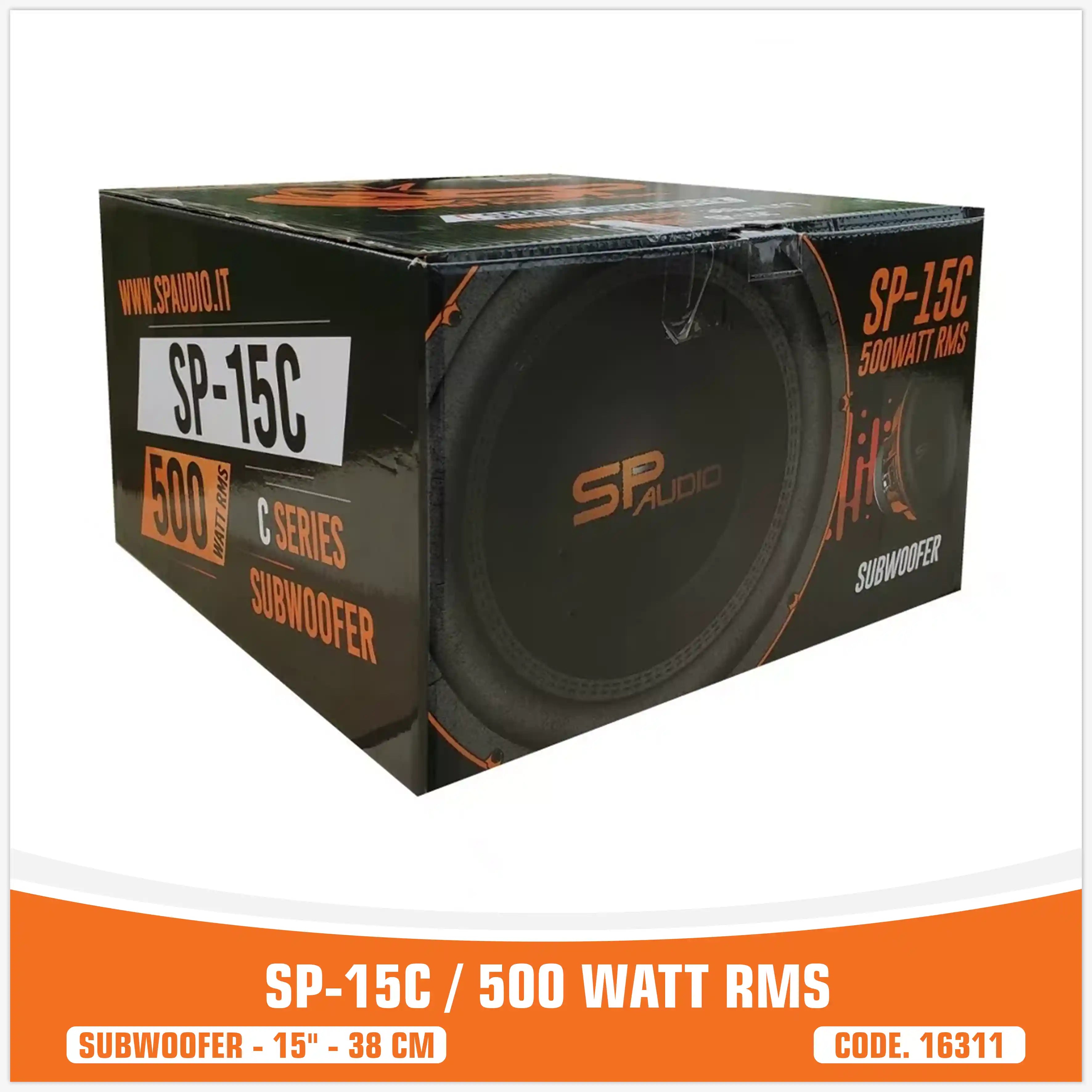 SP 15C SUBWOOFER 15"/38CM 500WATT RMS (PREZZO UNITARIO)