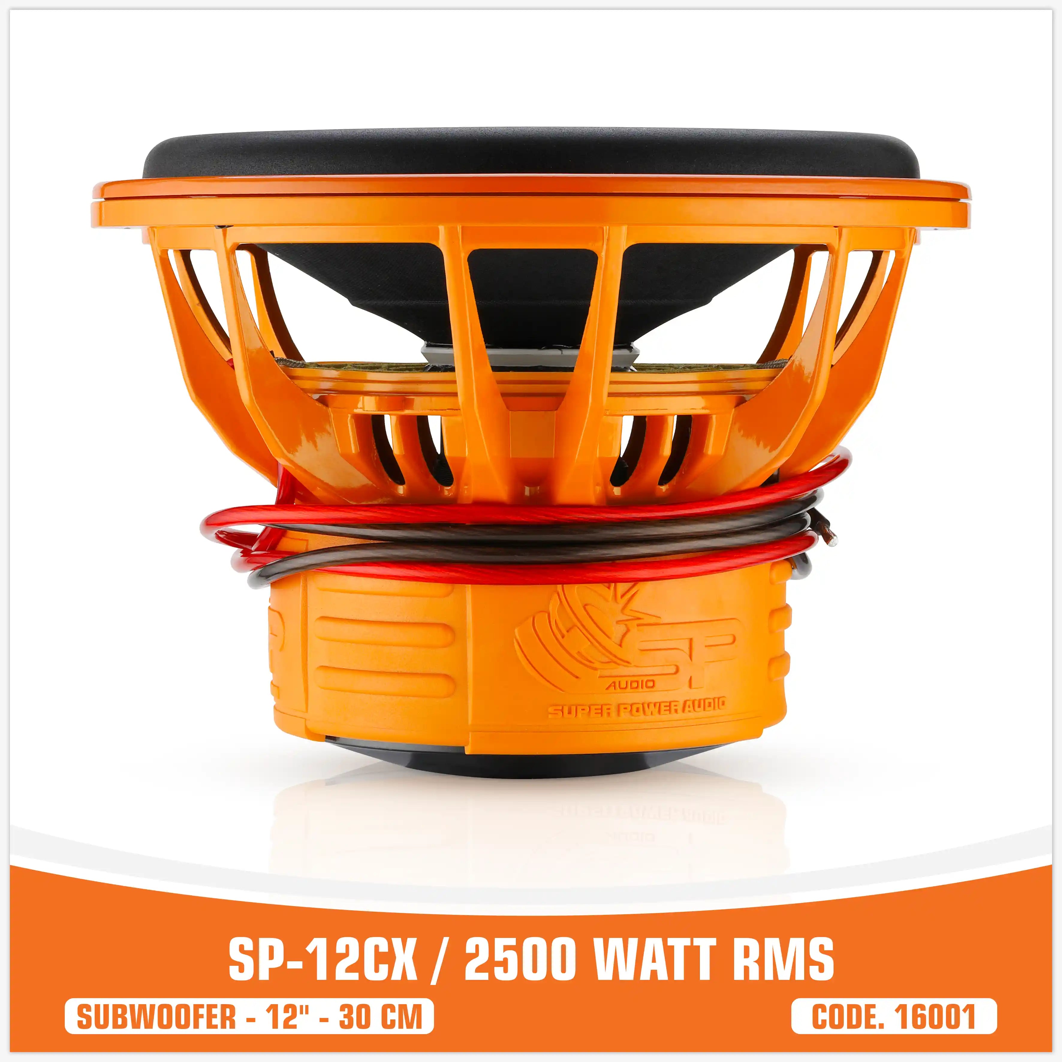 SP 12CX SUBWOOFER 12"/30CM 2500WATT RMS (PREZZO SINGOLO)