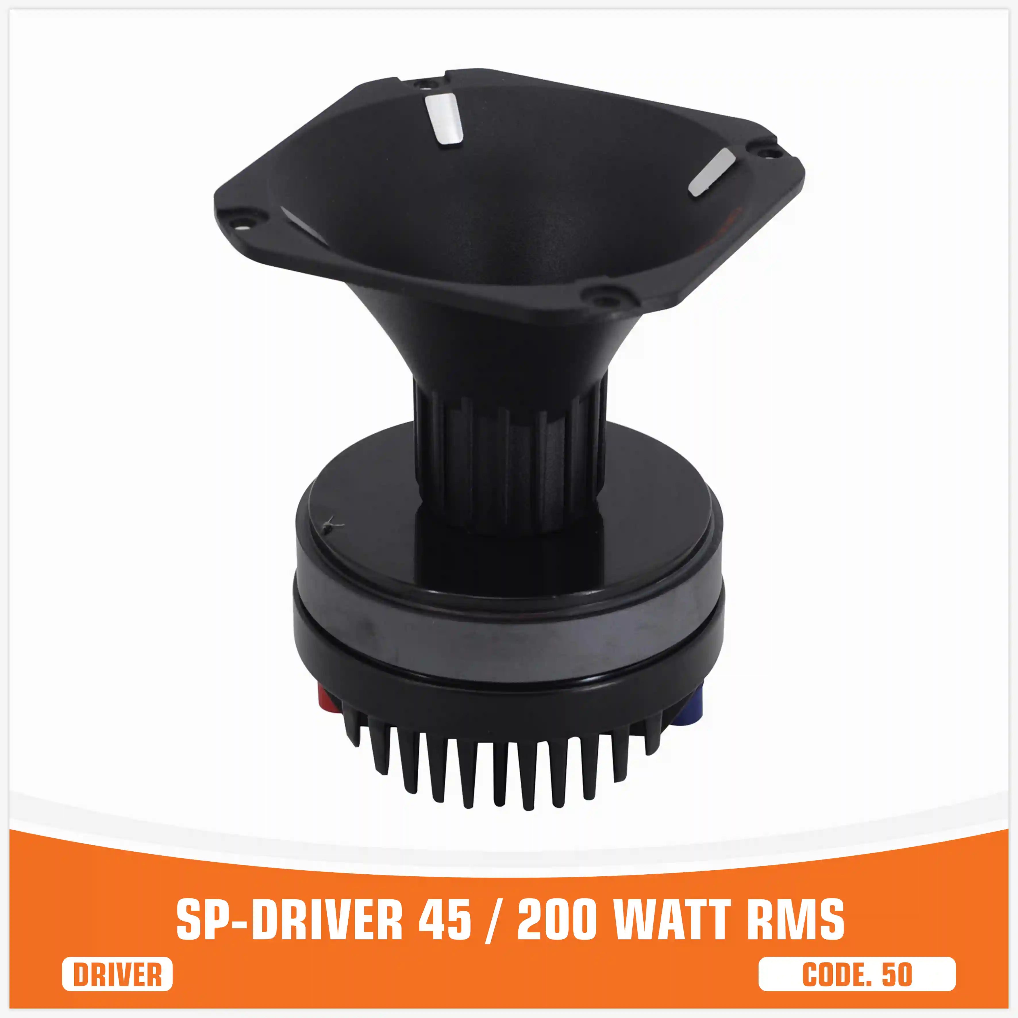 SP DRIVER 45 DRIVER COMPLETO DI FLANGIA 200W RMS (PREZZO UNITARIO)