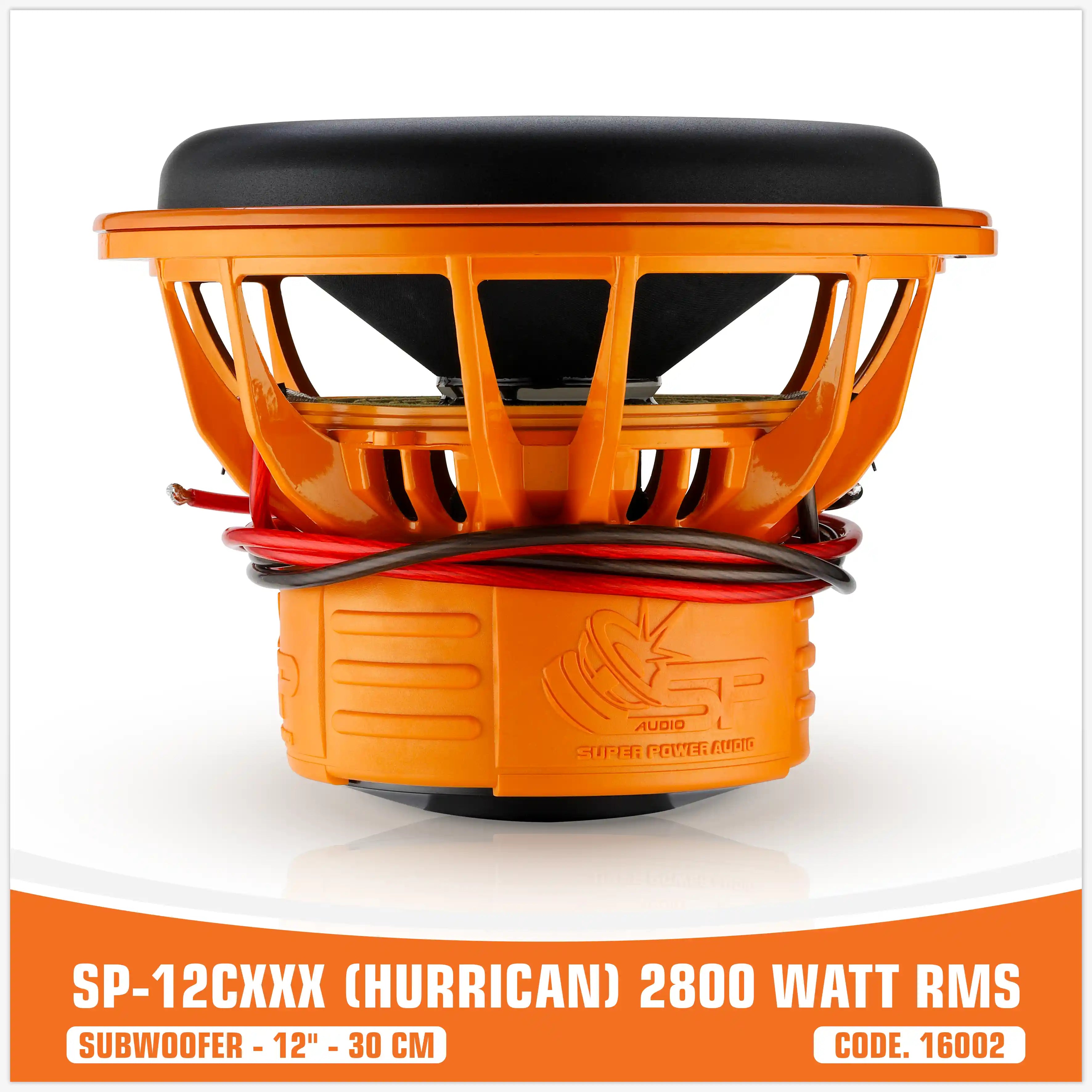 SP 12CXXX SUBWOOFER 12"/30CM 2800WATT RMS (PREZZO UNITARIO)