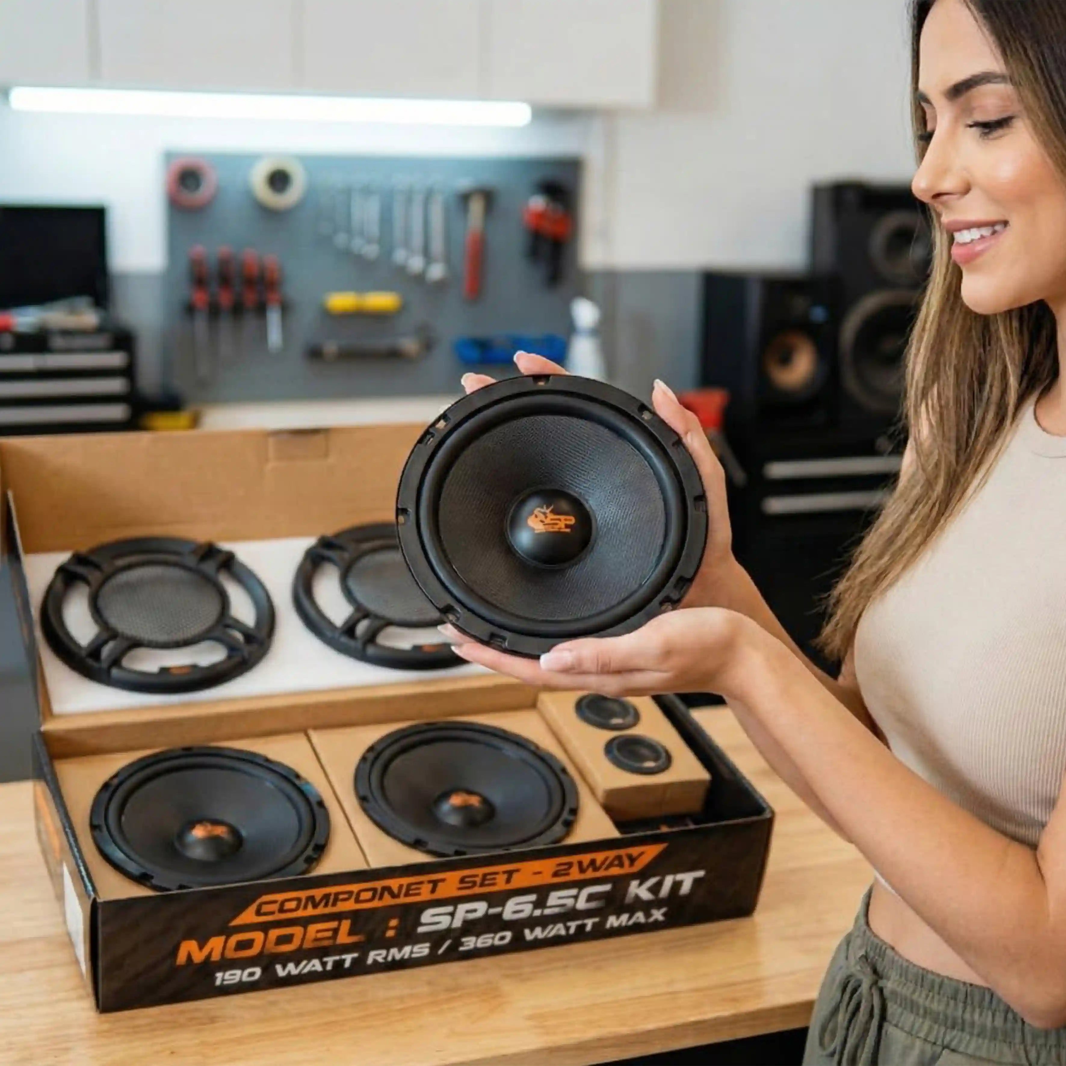  SP 6.5C  2 VIE 2 WOOFER +2 TW+2 CROSS (PREZZO KIT)