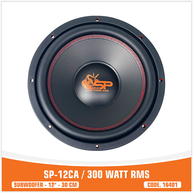 SP 12CA ENTRY LEVEL SUBWOOFER 12"/30CM 300W RMS (UNIT PRICE)