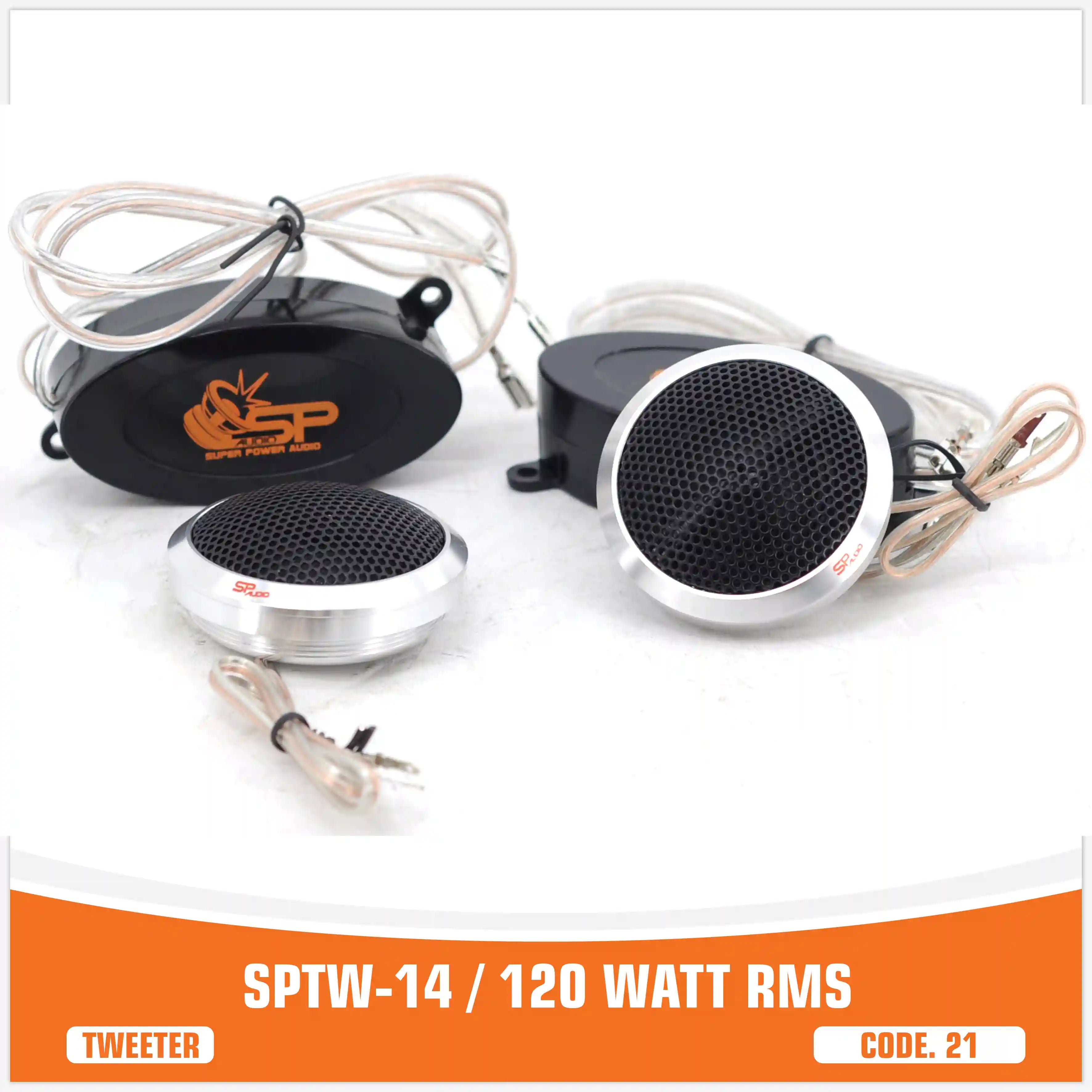 SP TW 14 ALUMINIUM TWEETER 120W RMS  (PRIX DE LA PAIRE)