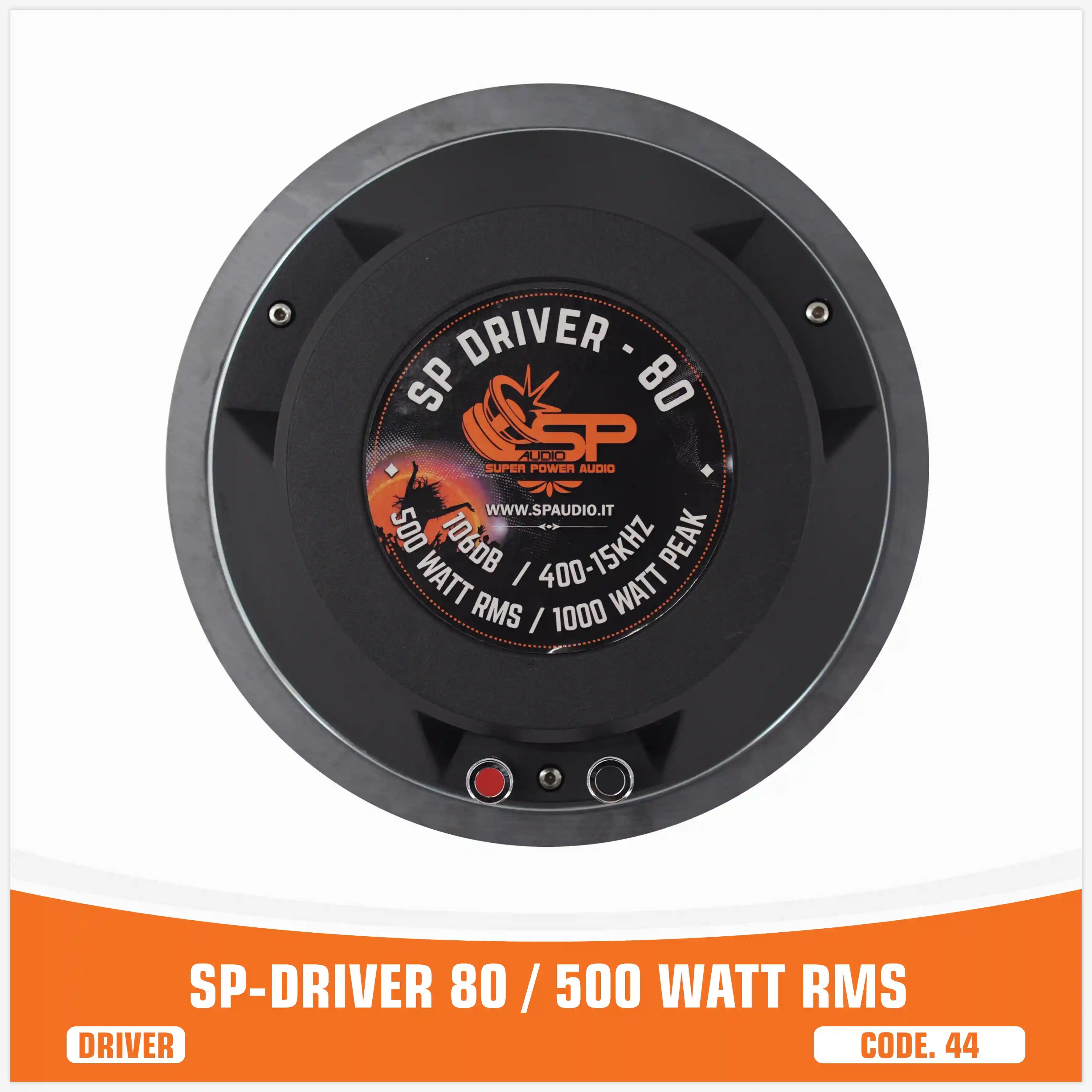 SP DRIVER 80 driver a compressione senza tromba 500W RMS – SP Audio – foto 5