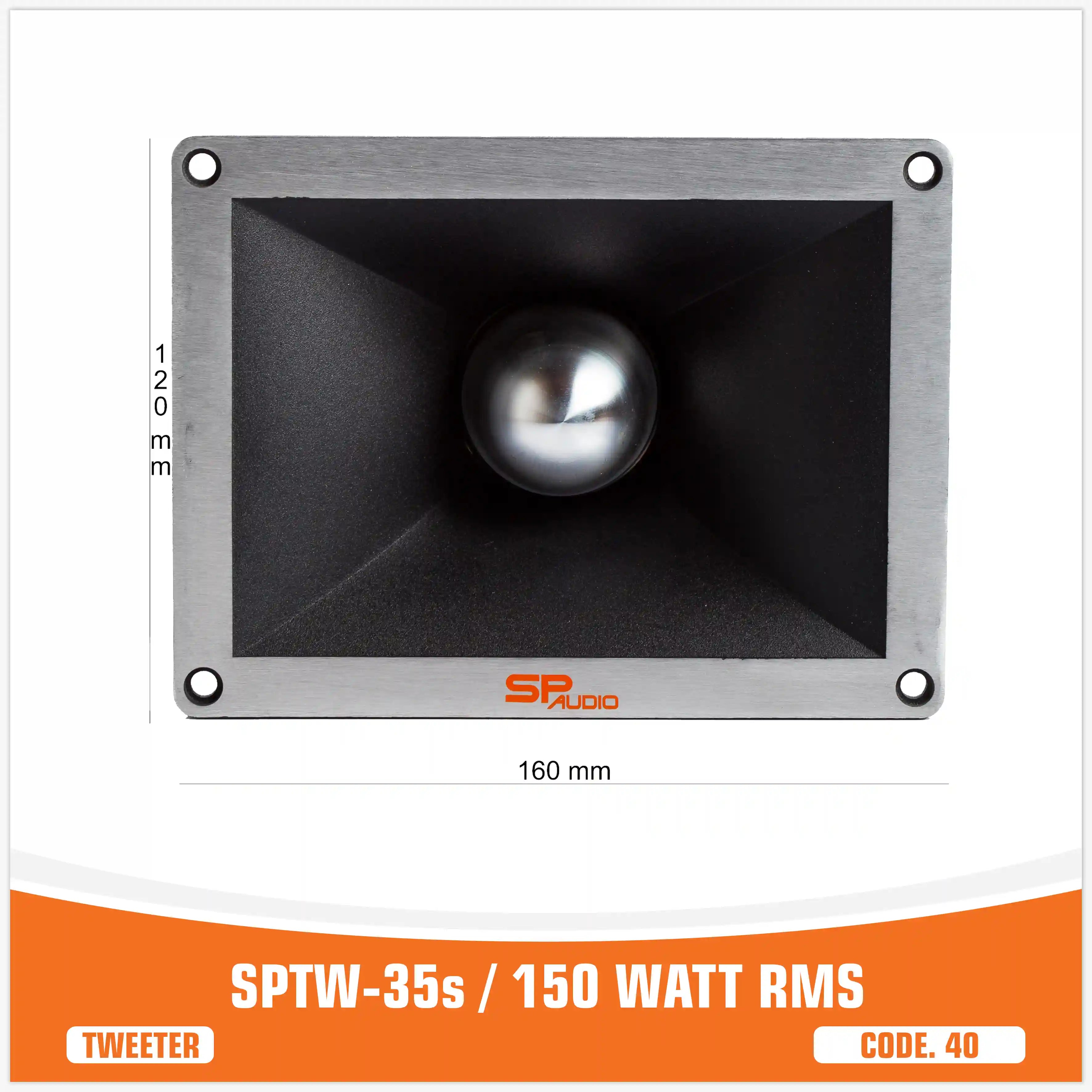 SP TW 35S BULLET TWEETER 150W RMS (PRIX ​​UNIQUE)