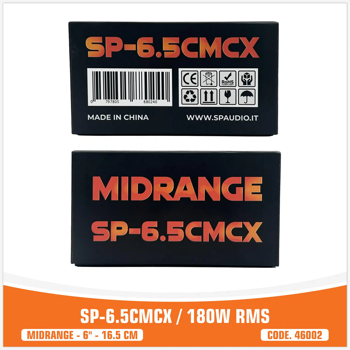 SP 6.5CM CX coaxial midrange with tweeter 6.5"/16.5 cm - SP Audio, view 5