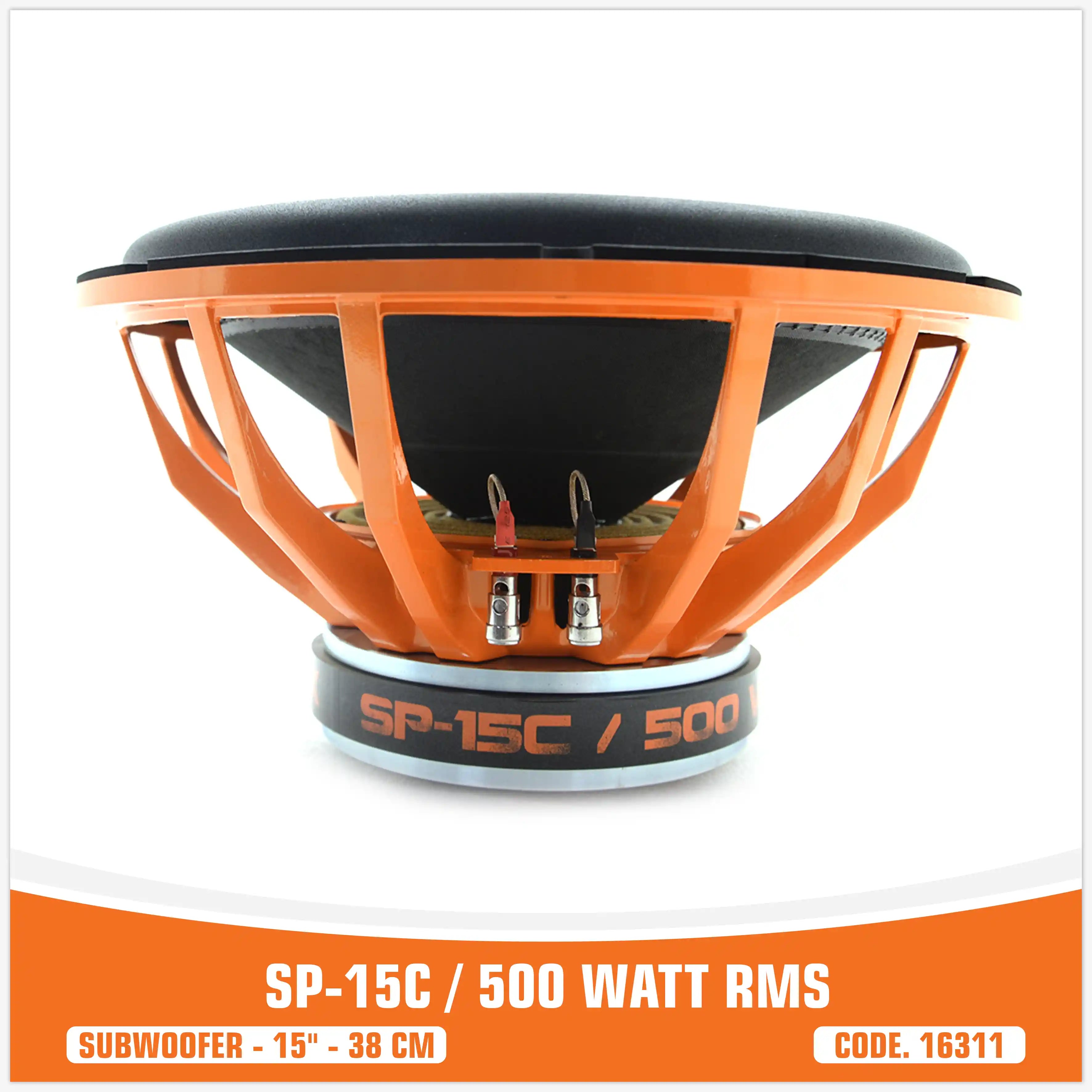 SP 15C SUBWOOFER 15"/38CM 500WATT RMS (PREZZO UNITARIO)