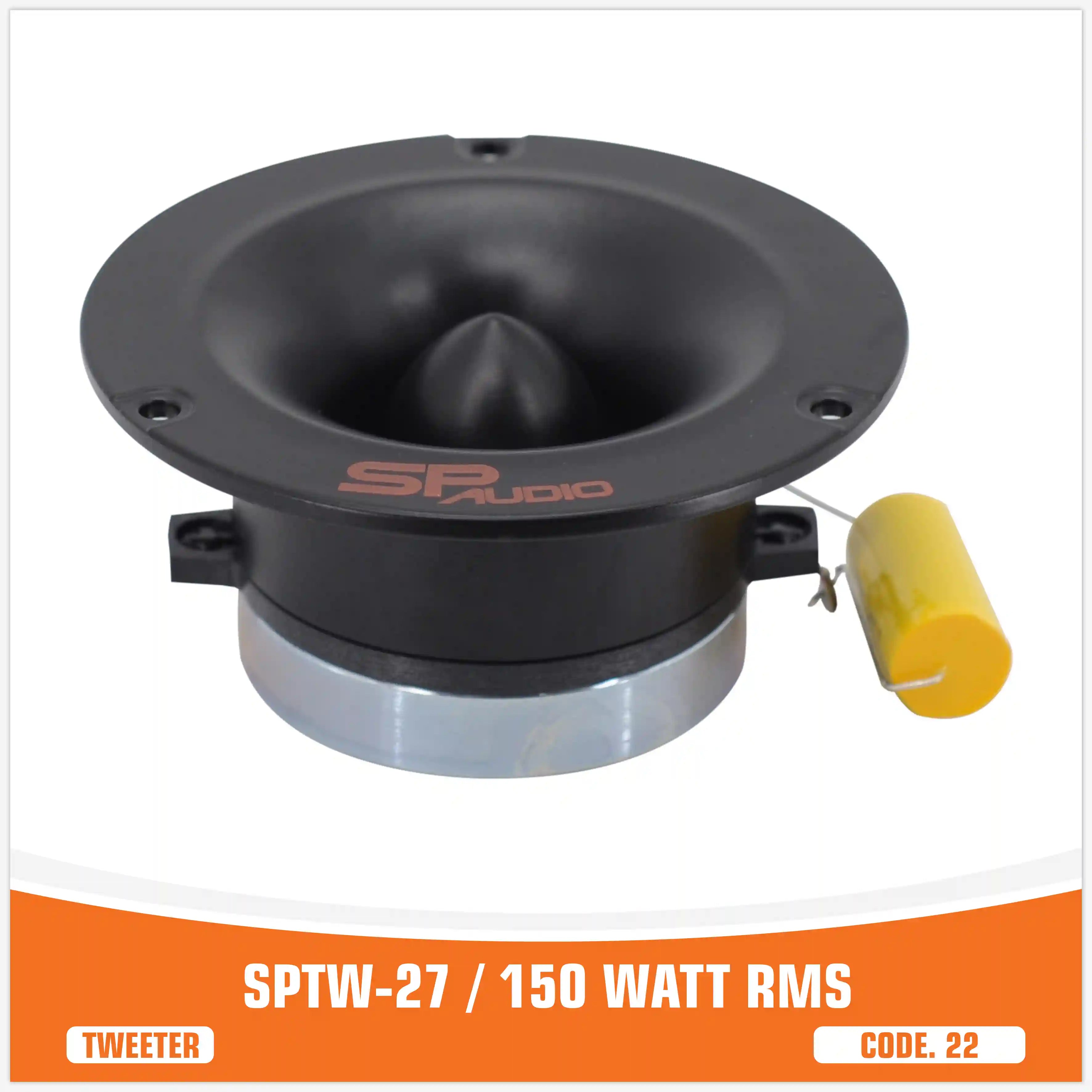 SP TW 27 TWEETER BULLET NEO MAGNETE 150W RMS (PREZZO COPPIA)
