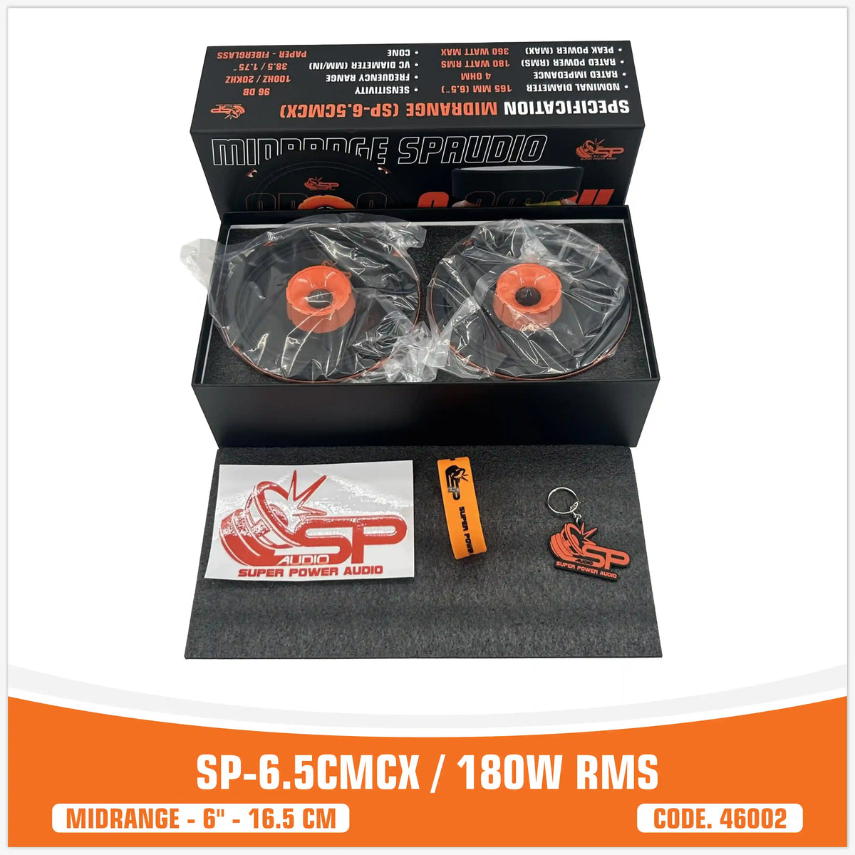 SP 6.5CM CX coaxial midrange with tweeter 6.5"/16.5 cm - SP Audio, view 6