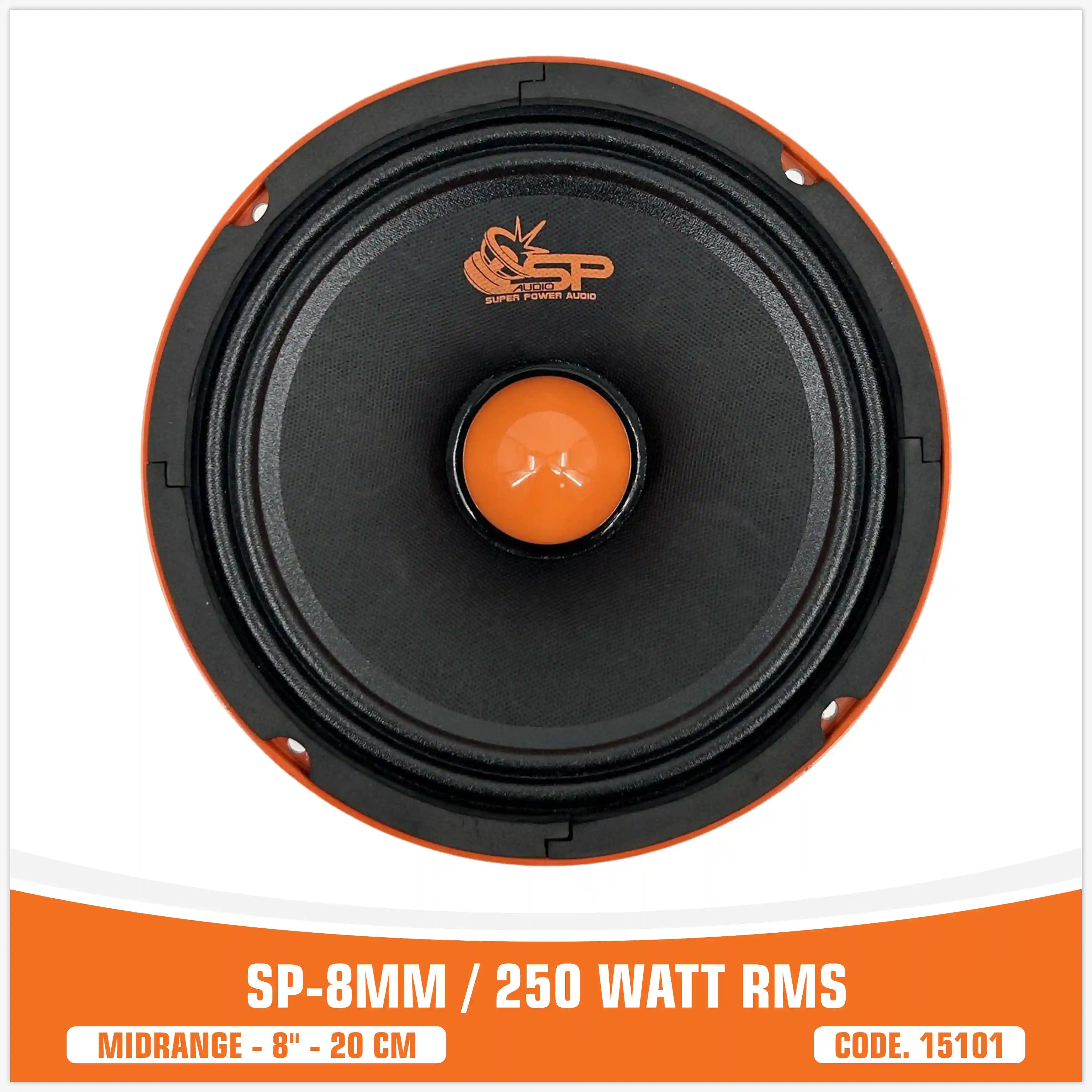 SP 8MM MIDRANGE EXTREME 8"/20CM 250W RMS (PREZZO PER COPPIA)