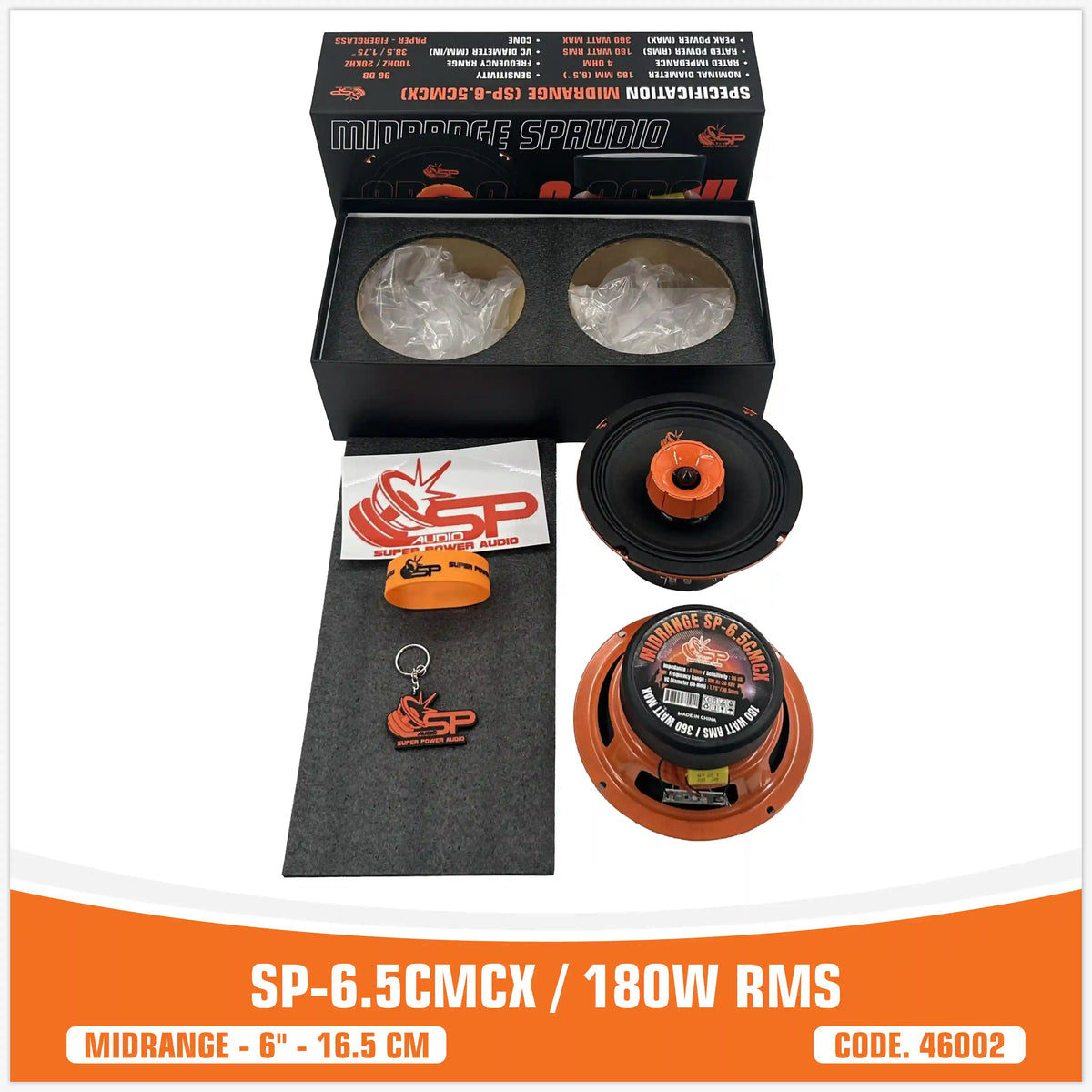 SP 6.5CM CX coaxial midrange with tweeter 6.5"/16.5 cm - SP Audio, view 7