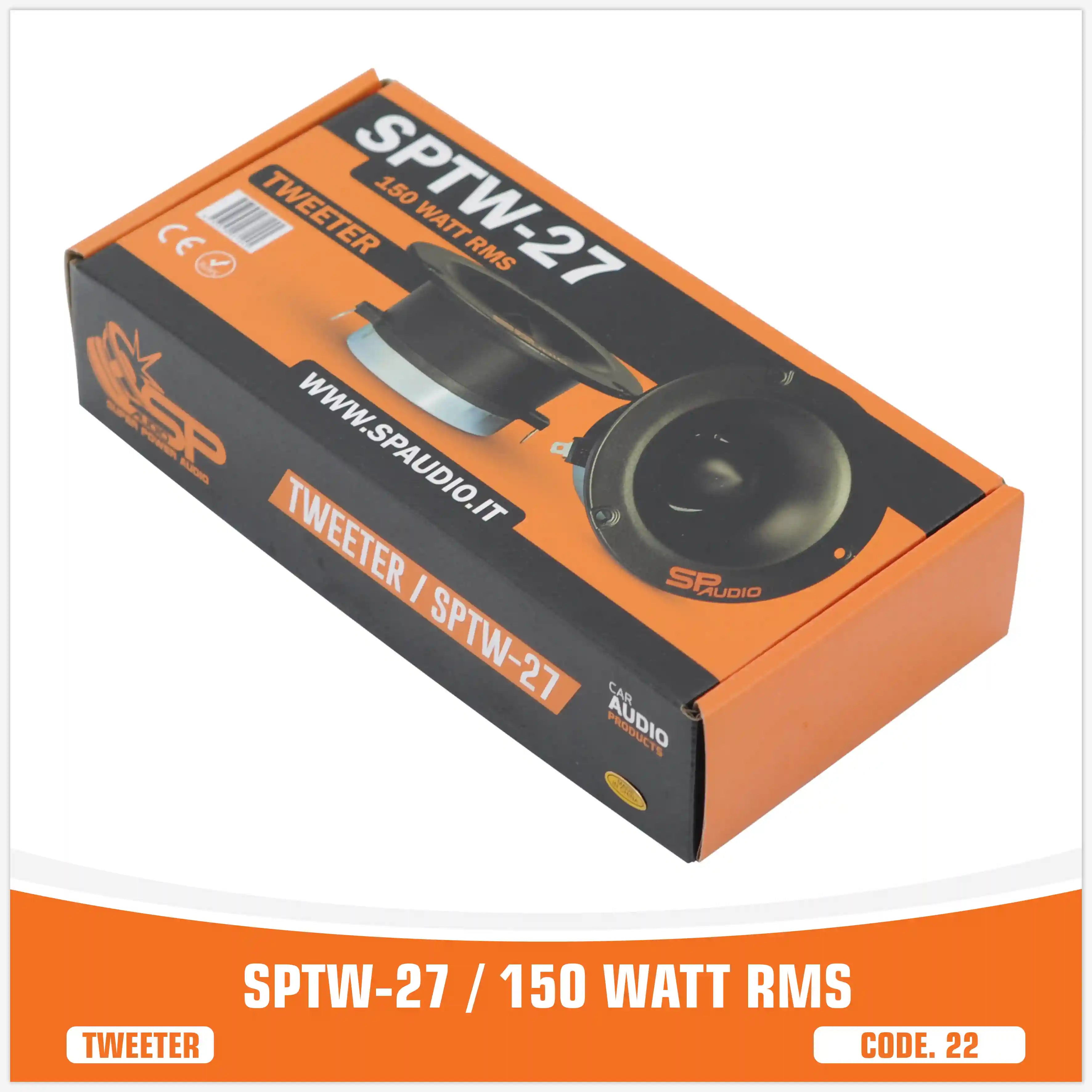 SP TW 27 TWEETER BULLET NEO MAGNETE 150W RMS (PREZZO COPPIA)