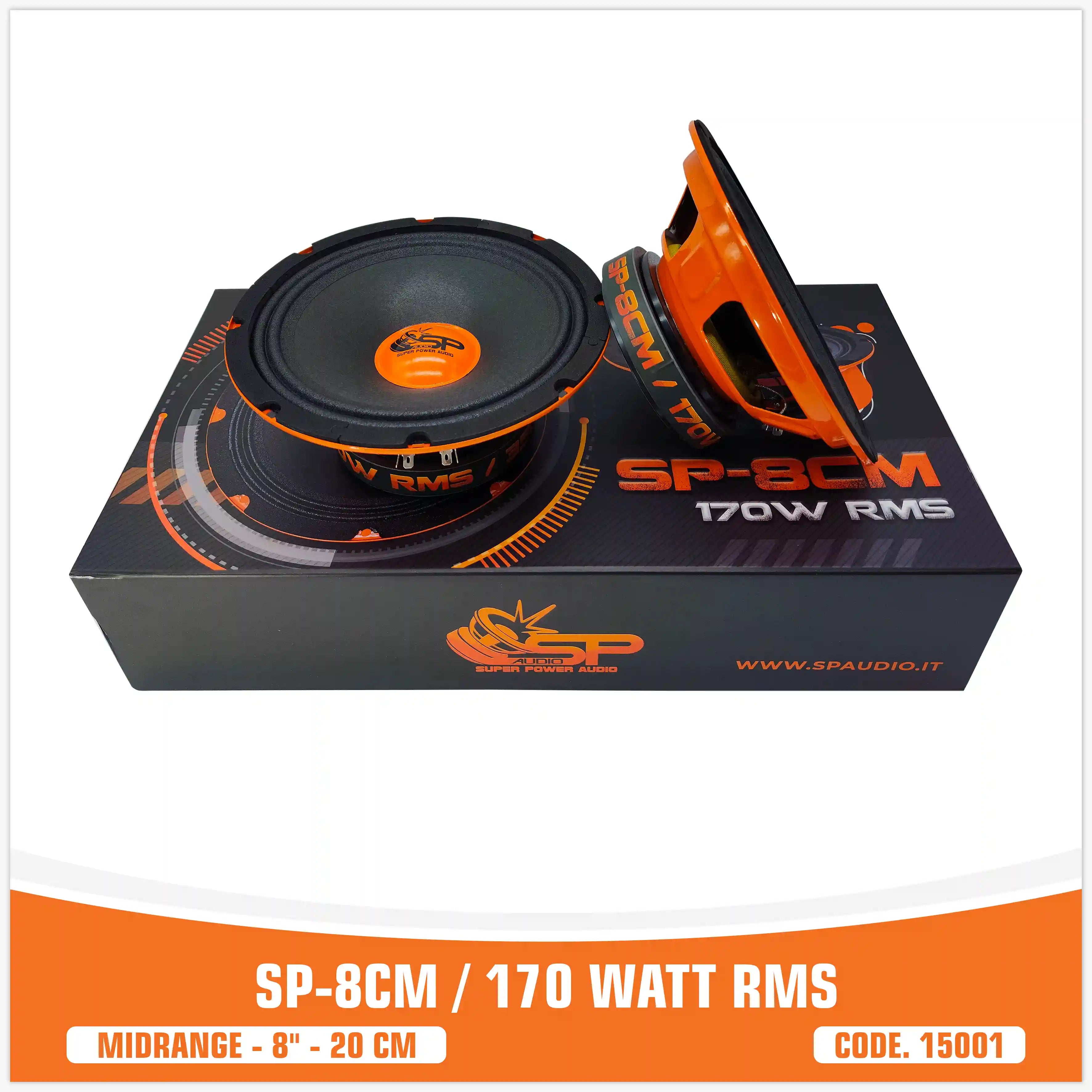SP 8CM MIDRANGE IL PIù VENDUTO 8"/20CM 150W RMS (PREZZO COPPIA)