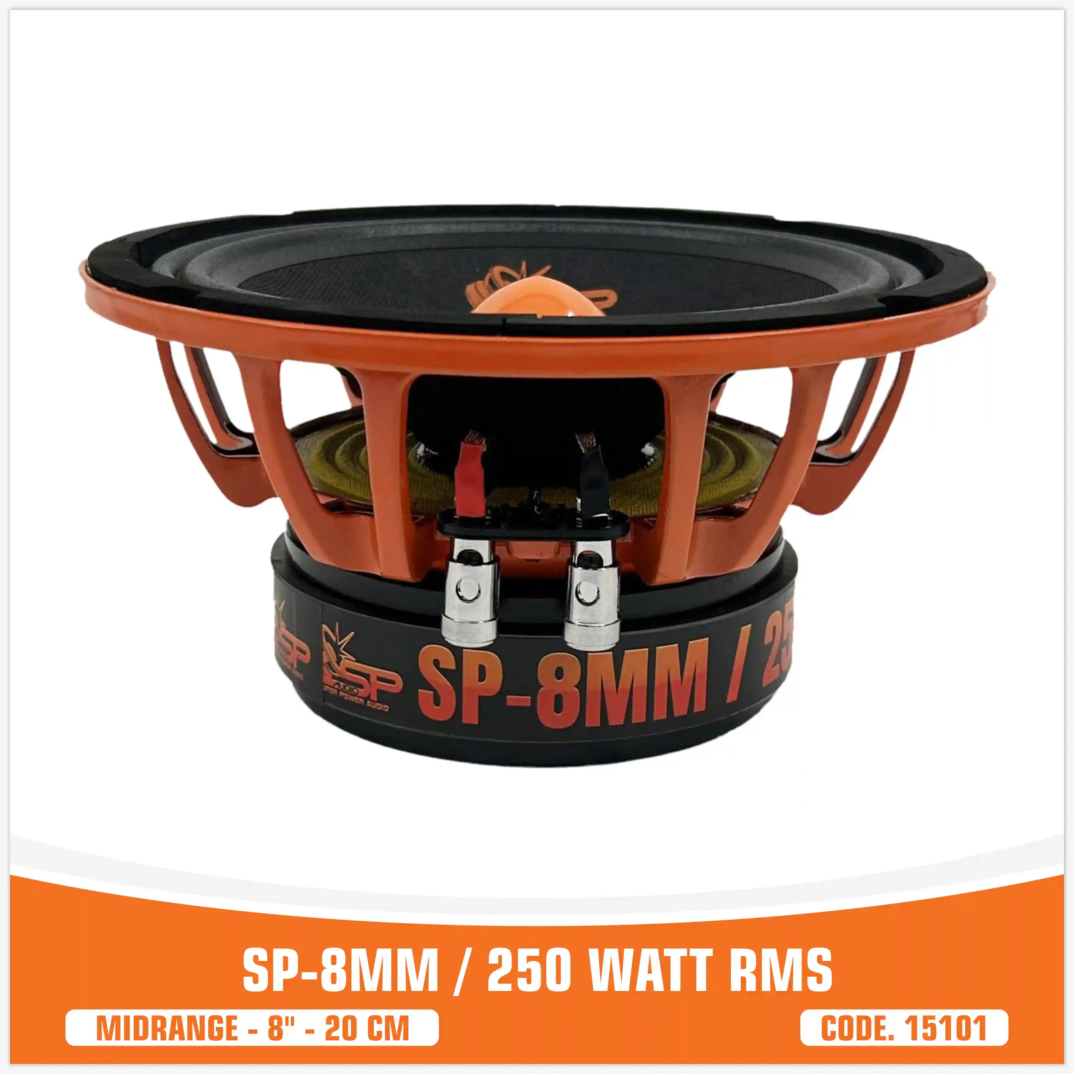 SP 8MM MIDRANGE EXTREME 8"/20CM 250W RMS (PREZZO PER COPPIA)