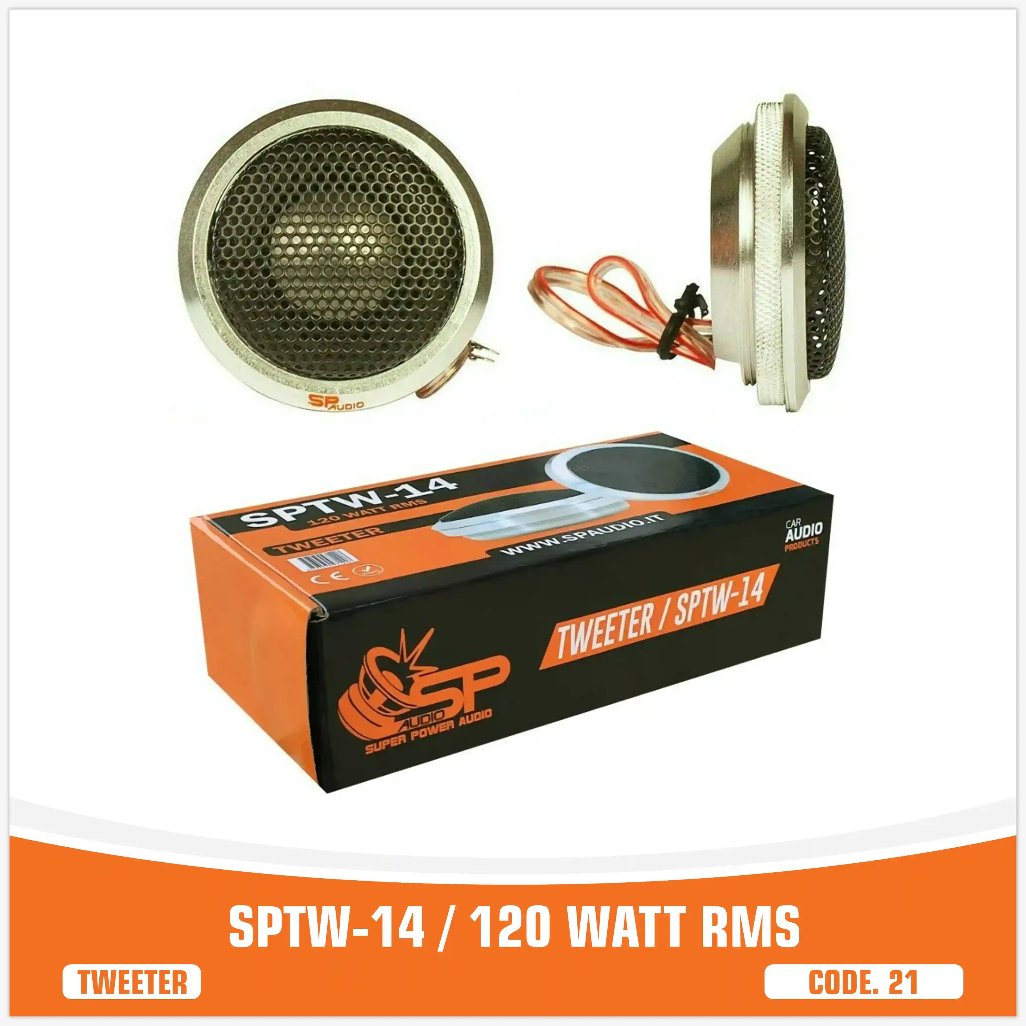 SP TW 14 ALUMINIUM TWEETER 120W RMS  (PRIX DE LA PAIRE)