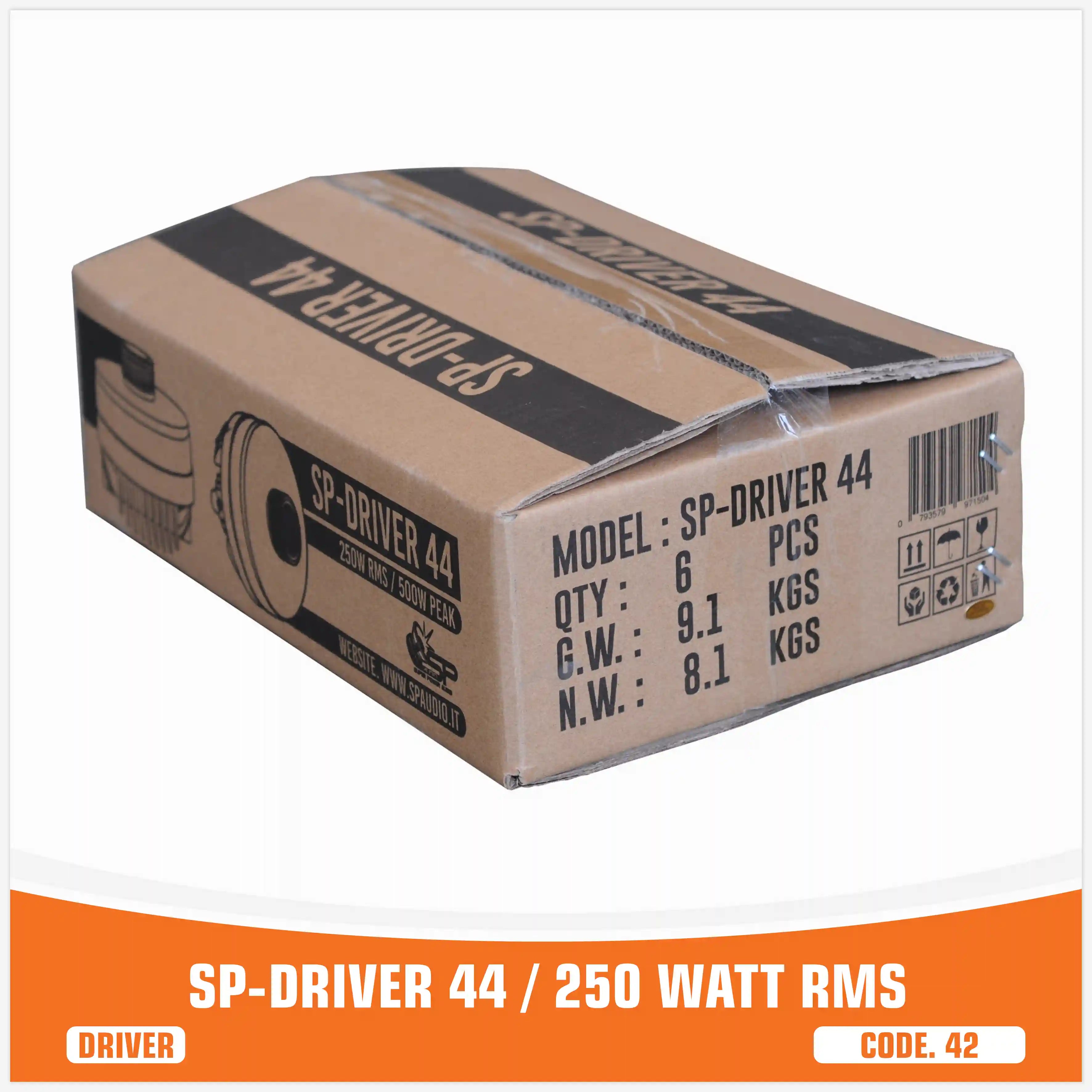 SP DRIVER 44 DRIVER SENZA FLANGIA 250W RMS (PREZZO UNITARIO)