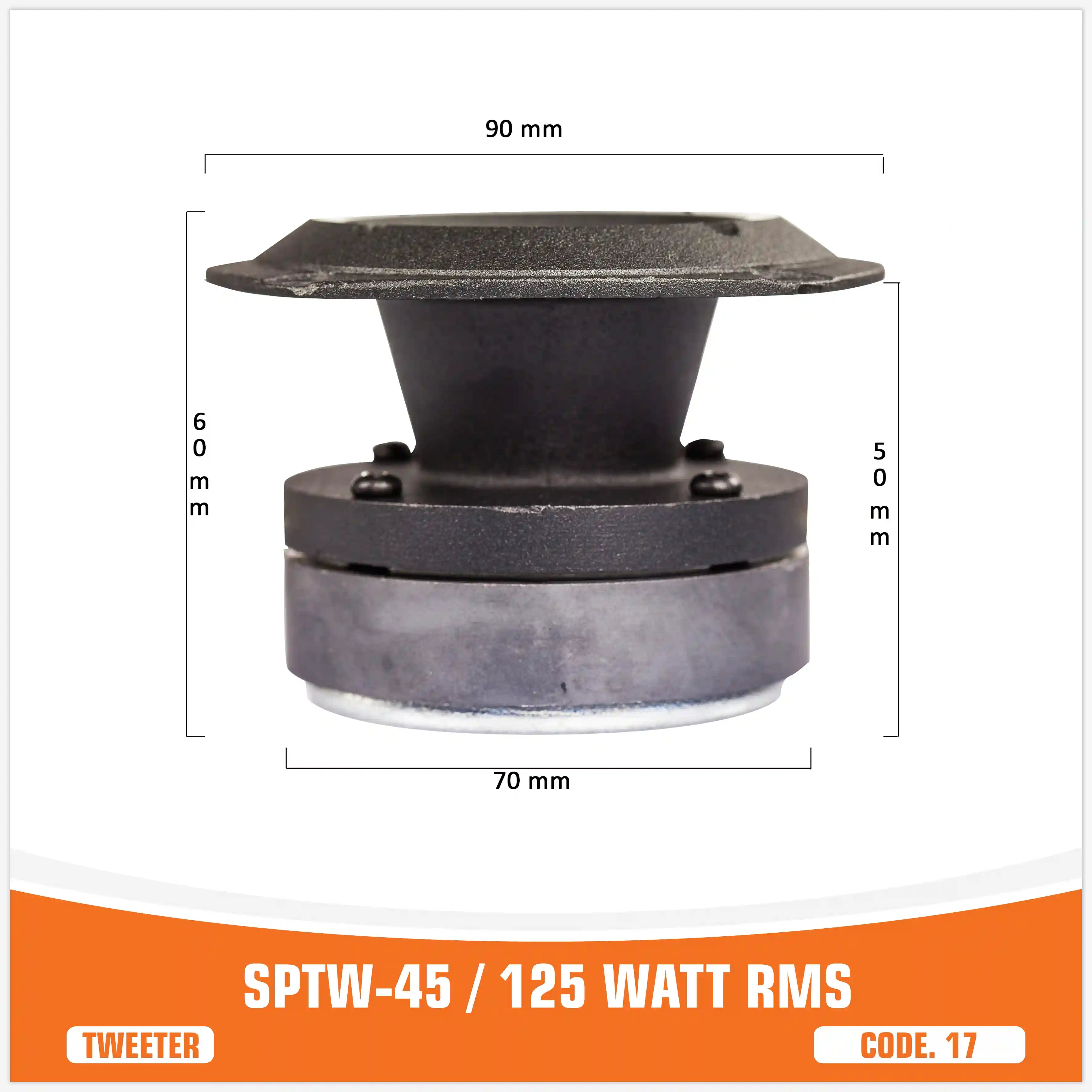 SP TW 45 TWEETER BULLET 125W RMS (PREZZO SINGOLO)