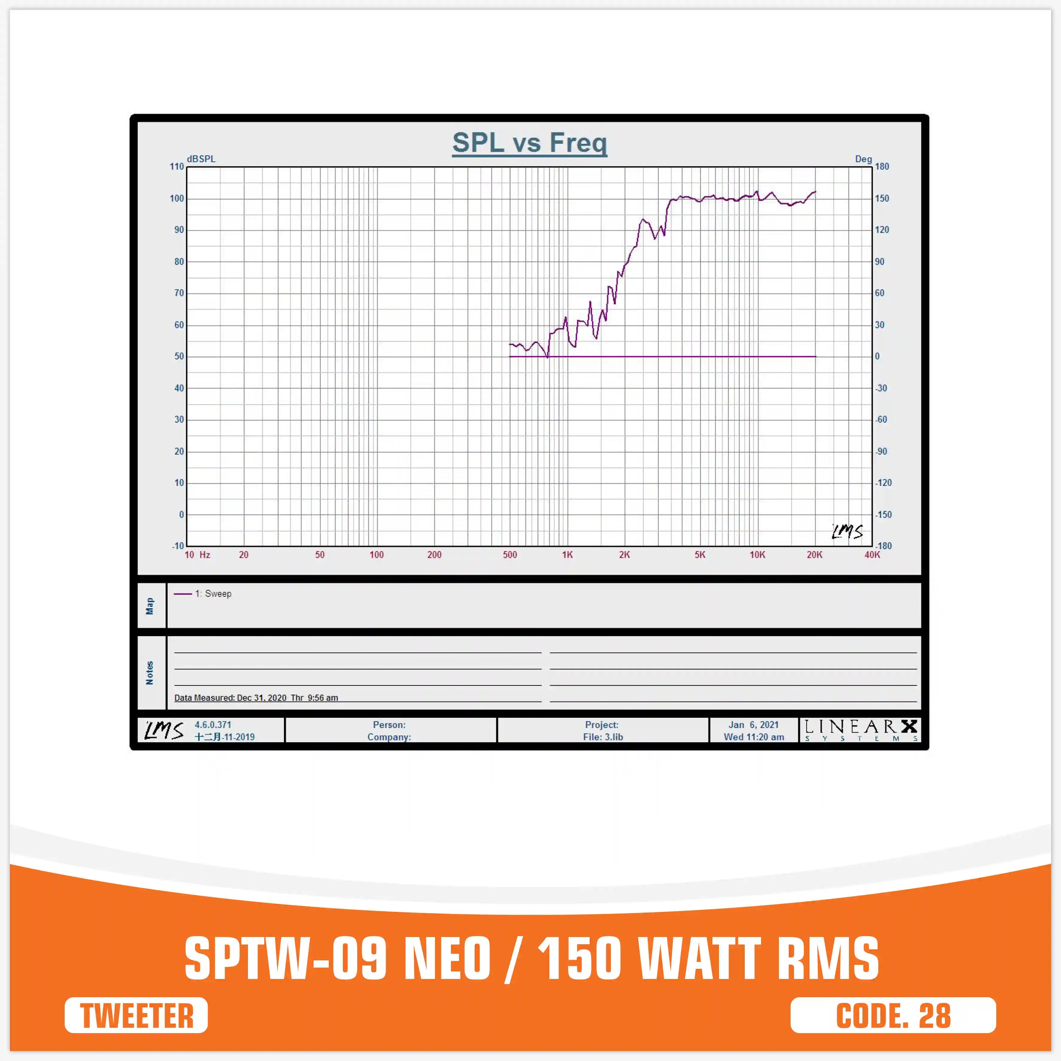 SP TW 09 NEO TWEETER BULLET MAGNETE AL NEODIMIO 150W RMS (PREZZO UNITARIO)