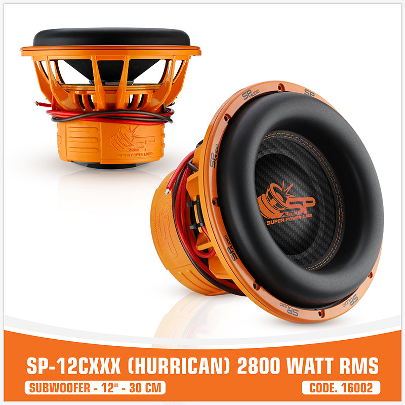 SP 12CXXX SUBWOOFER 12"/30CM 2800W RMS (PRIX ​​UNIQUE)