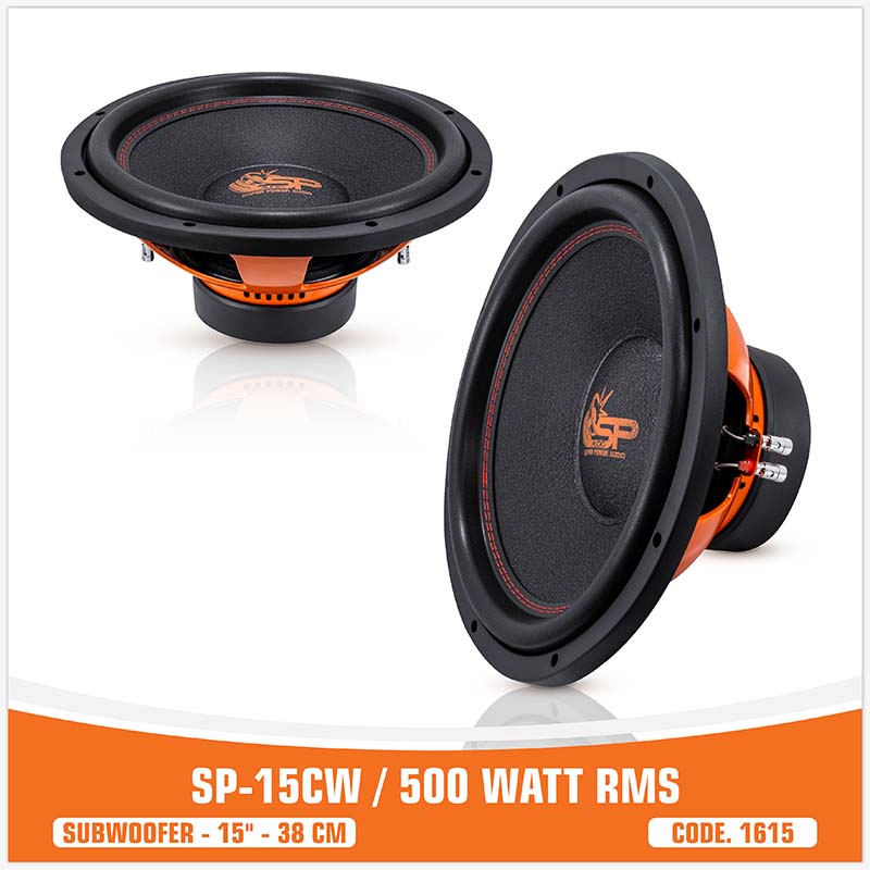 SP 15CW ENTRÉE DE GAMME SUBWOOFER 15"/38CM 400W RMS (PRIX ​​UNIQUE)