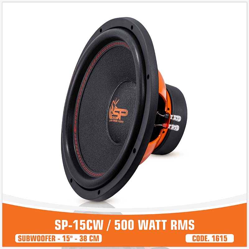 SP 15CW ENTRY LEVEL SUBWOOFER 15"/38CM 400W RMS (UNIT PRICE)