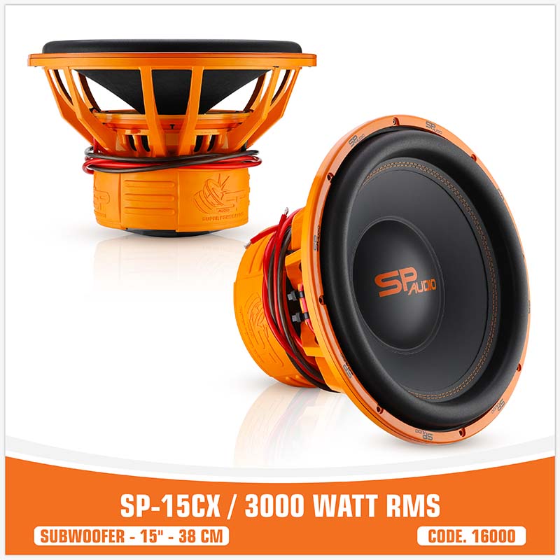 SP 15CX SUBWOOFER 15"/38CM 300WATT RMS (PREZZO SINGOLO)