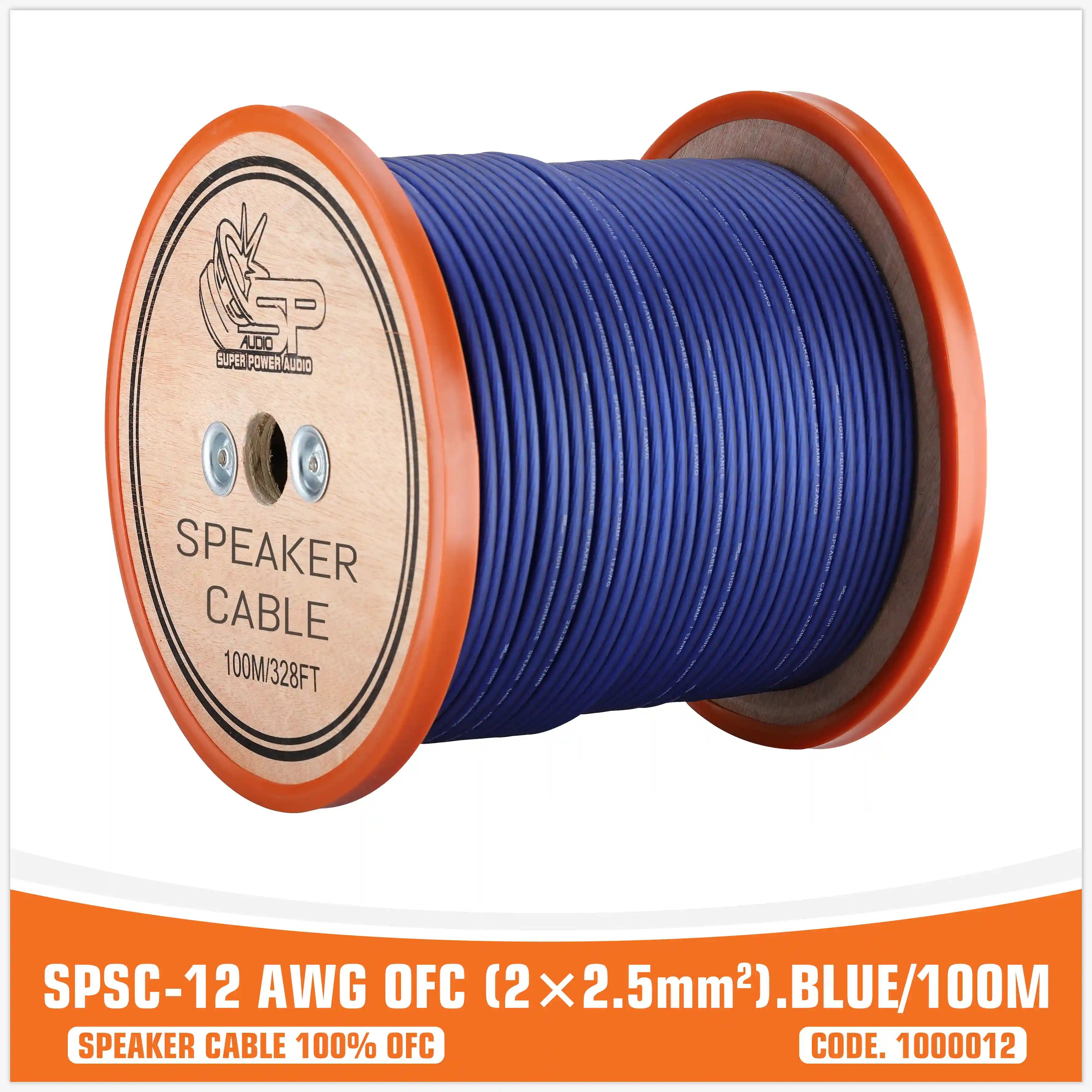  SP 12GA BLU 100% OFC (100M/BOBINA)