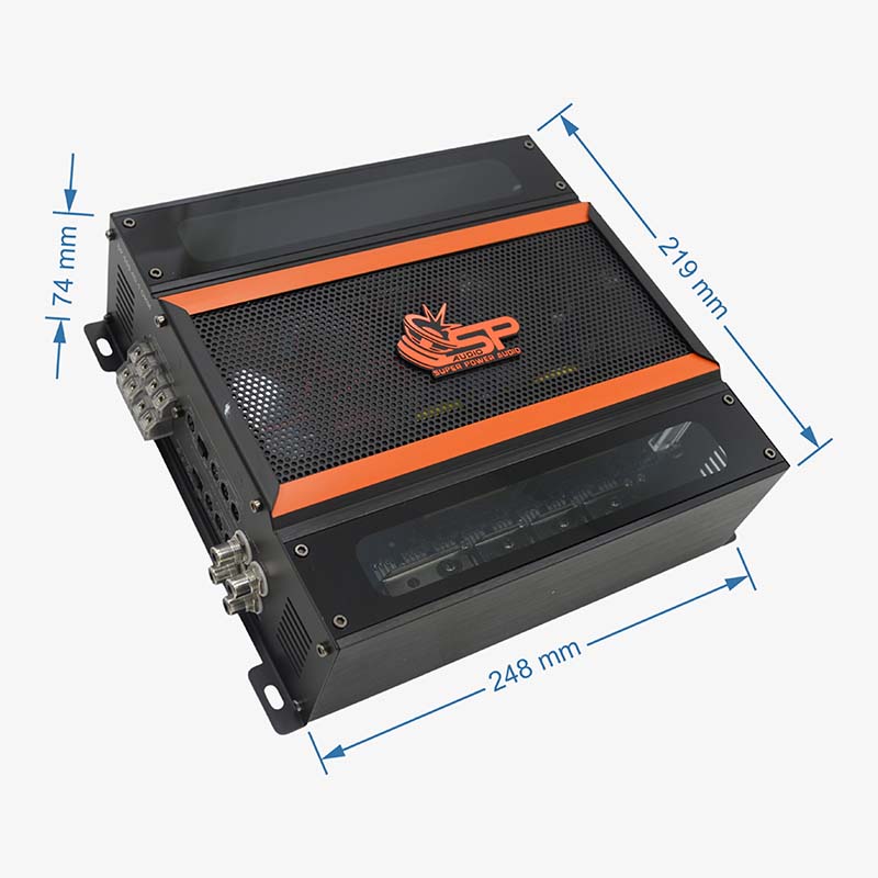 SP-600.4D @1 ohm 4-channel Class D car amplifier - view 5