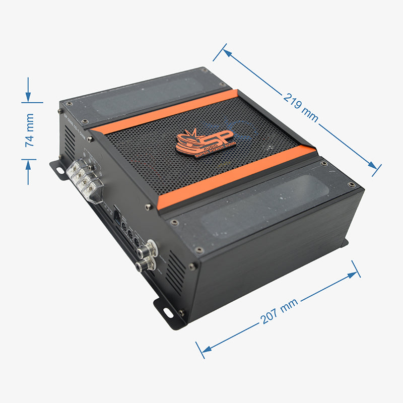 SP-2500.1D @2 ohm 1-channel Class D car amplifier - view 4