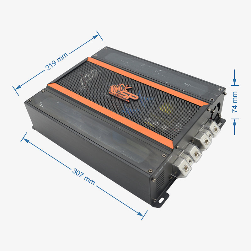 SP-6000.1D @1 ohm 1-channel Class D car amplifier - view 1