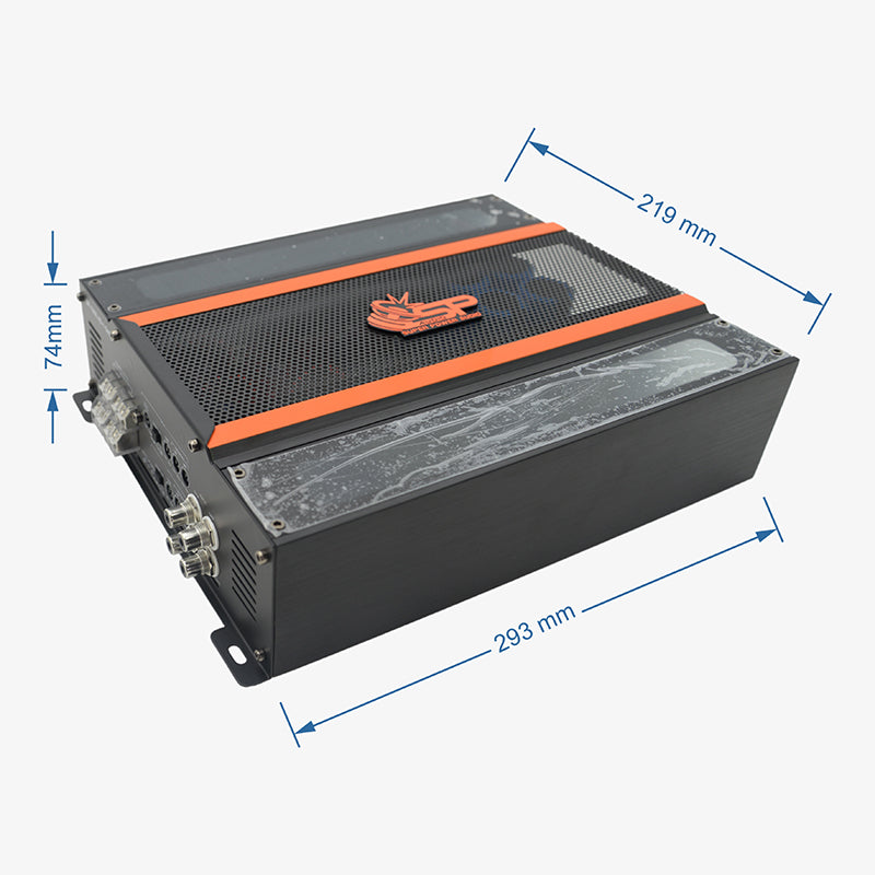 SP-1200.4D @1 ohm 4-channel Class D car amplifier - view 1