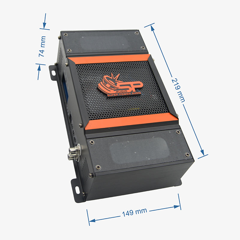 SP-1200.1D @1 ohm 1-channel Class D car amplifier - view 4