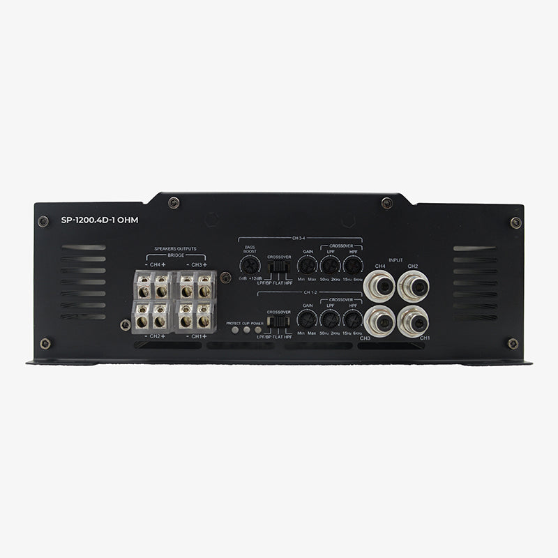 SP-1200.4D @1 ohm 4-channel Class D car amplifier - view 3