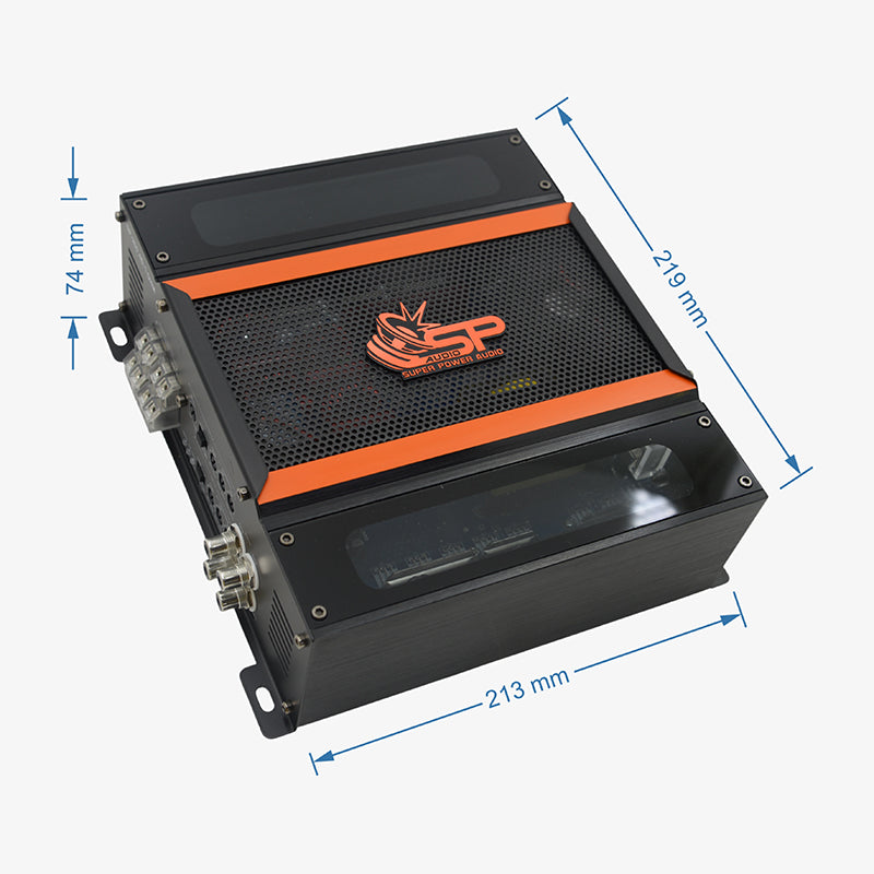 SP-300.4D @1 ohm 4-channel Class D car amplifier - view 1