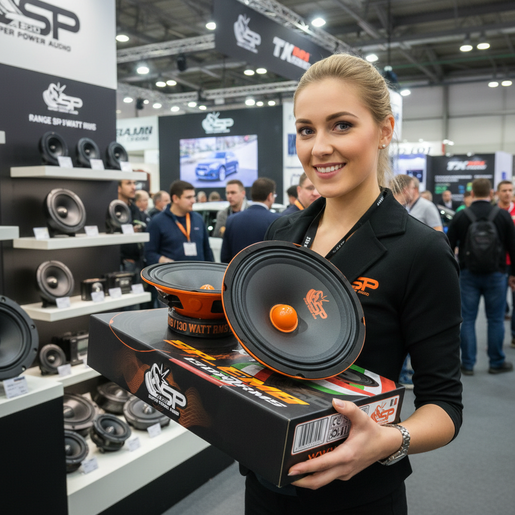 SP-EM 8 midrange pair with the SP Audio box