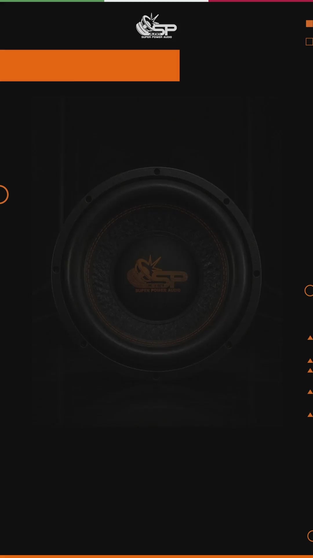 SP 8CW 8 inch subwoofer 200 W RMS - product video, English