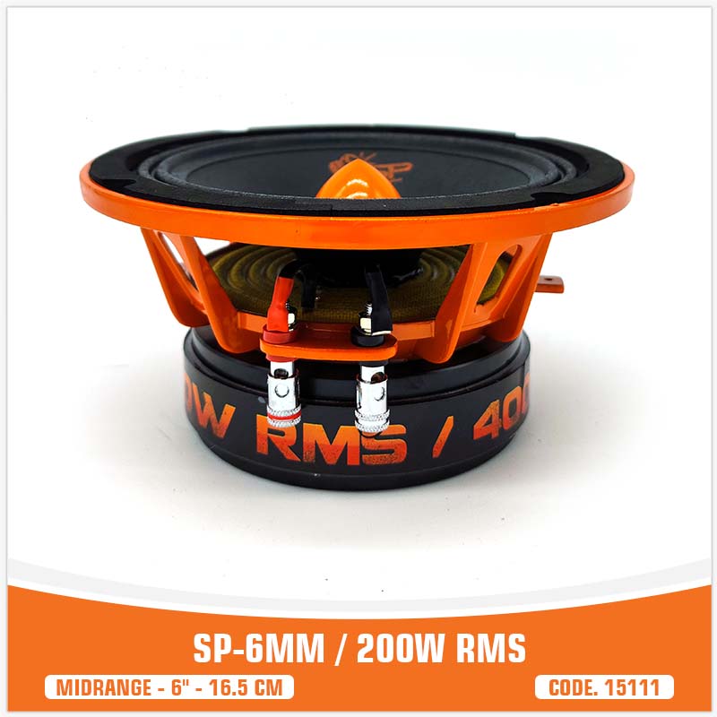  SP 6MM MEDIO RANGO EXTREMO 6,5"/16,5CM 200W RMS (PRECIO POR PAR)