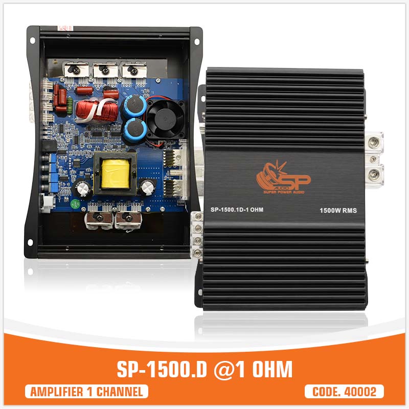 SP 1500D 1 OHM AMPLIFIER MONO FULL RANGE CLASS D (UNIT PRICE)