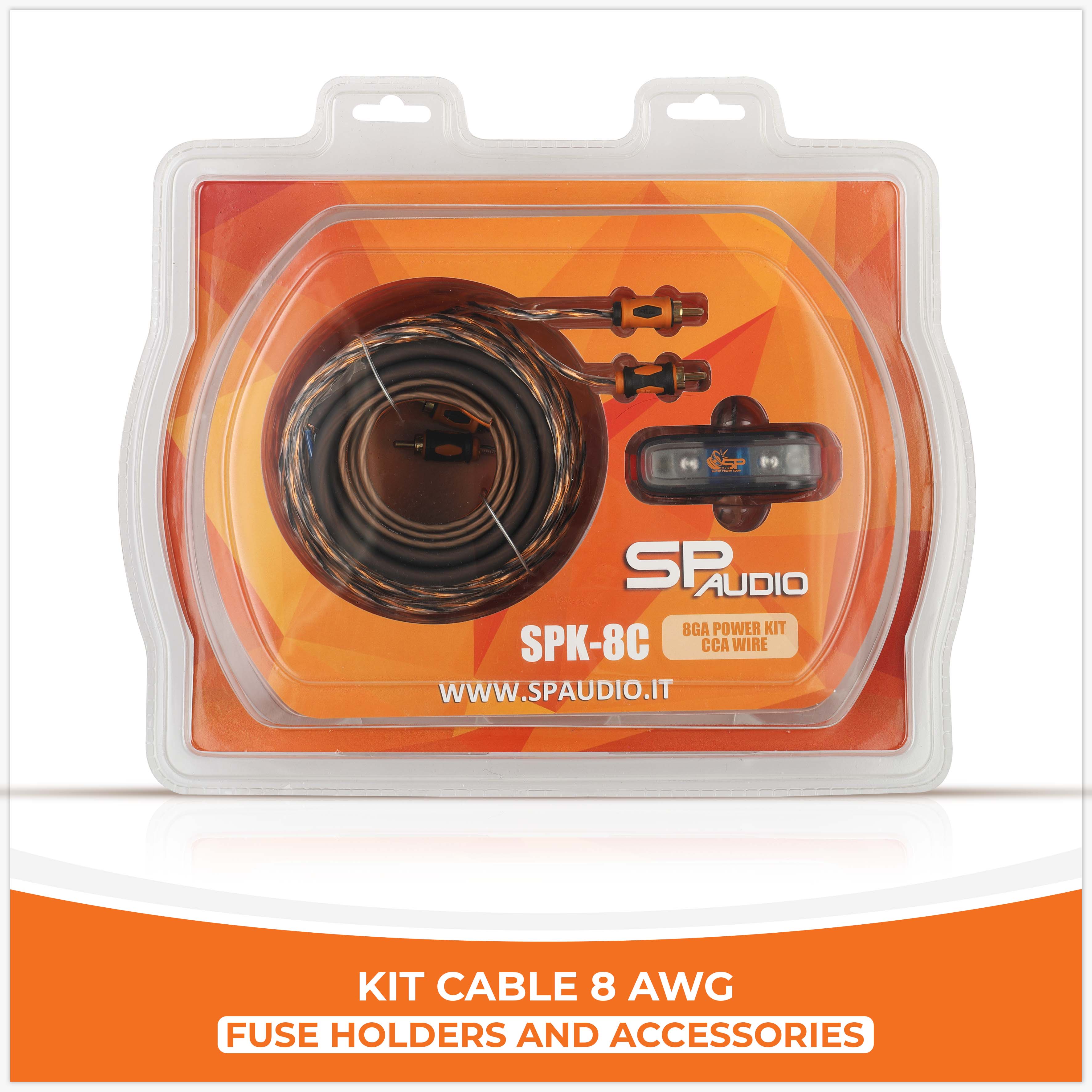  SP KIT CABLE 8 AWG CCA (prix pour 1 PAQUET)