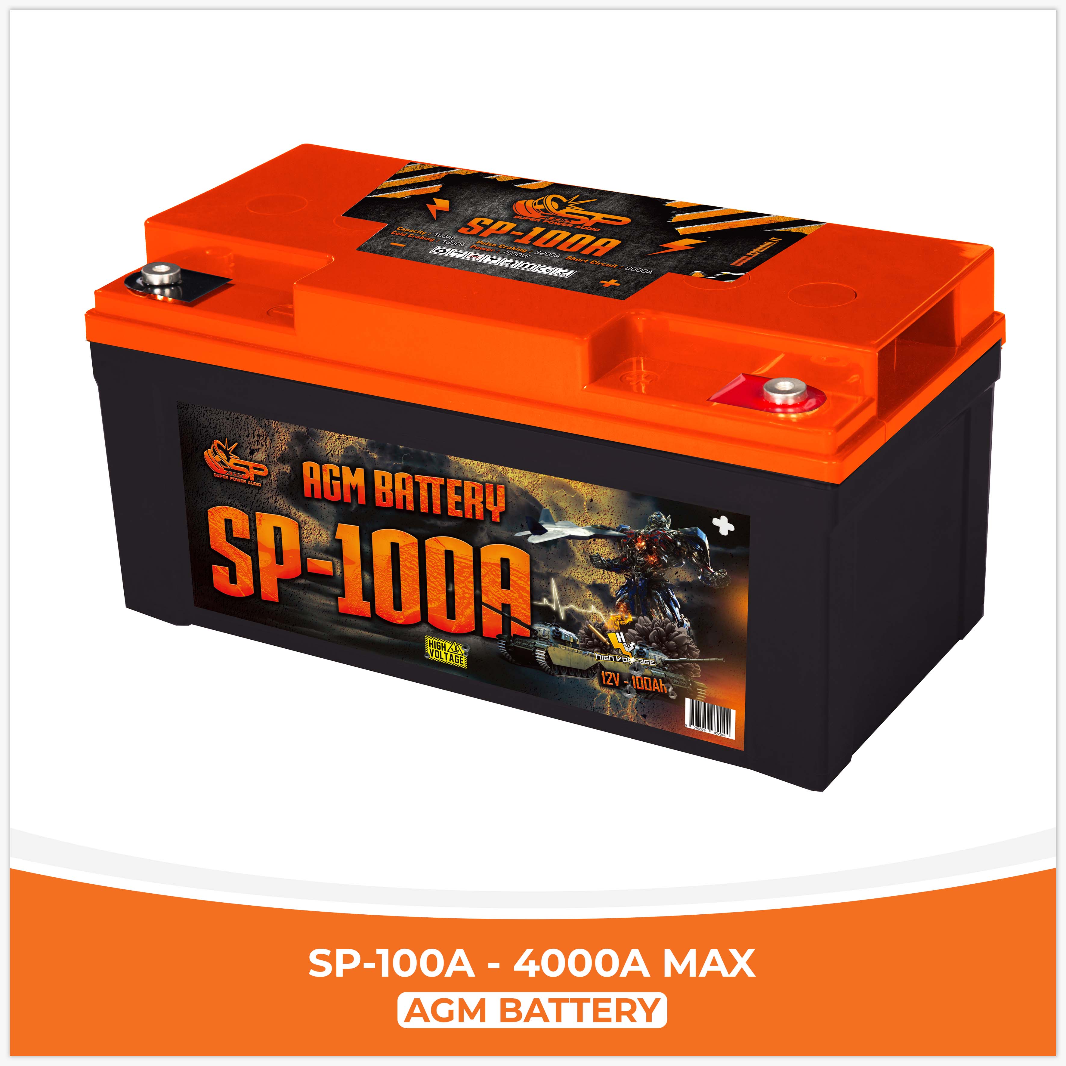 SP 100A AGM BATTERY LONG LIFE SPL (UNIT PRICE)