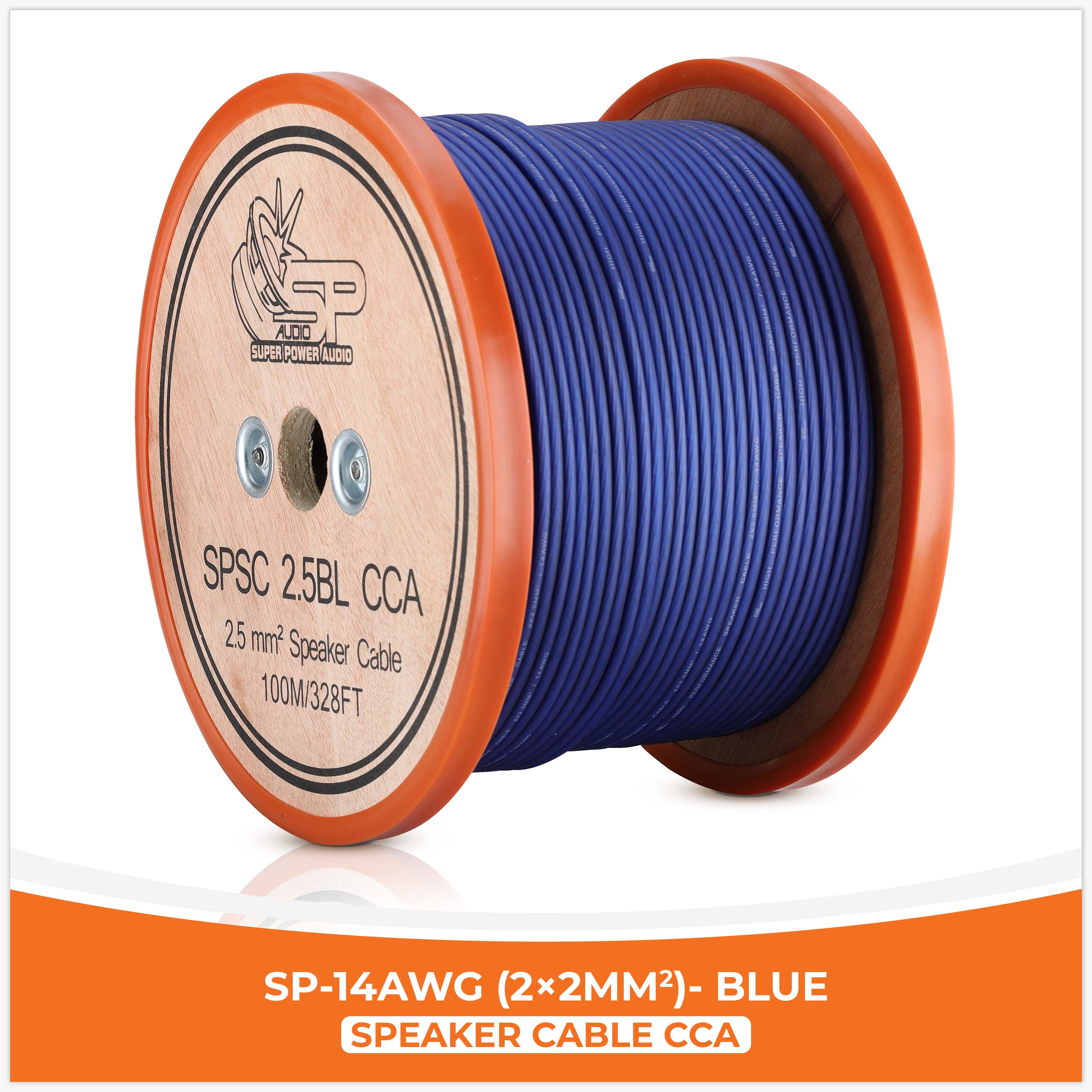  SP 14GA BLEU CCA (100M/BOBINE)