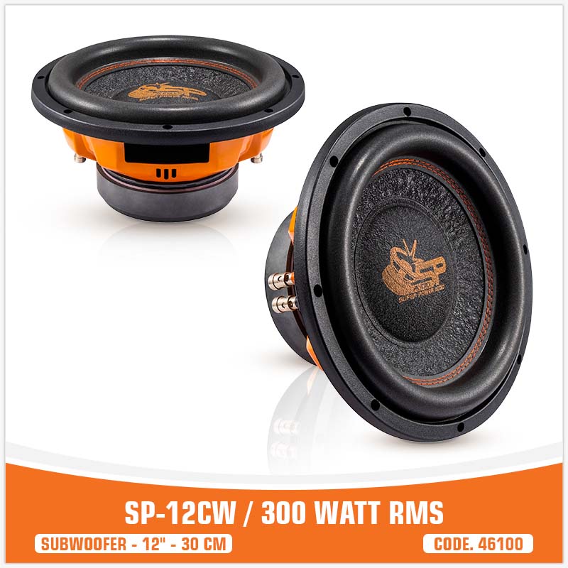 SP 12CW ENTRY LEVEL SUBWOOFER 12"/30CM 300W RMS (UNIT PRICE)