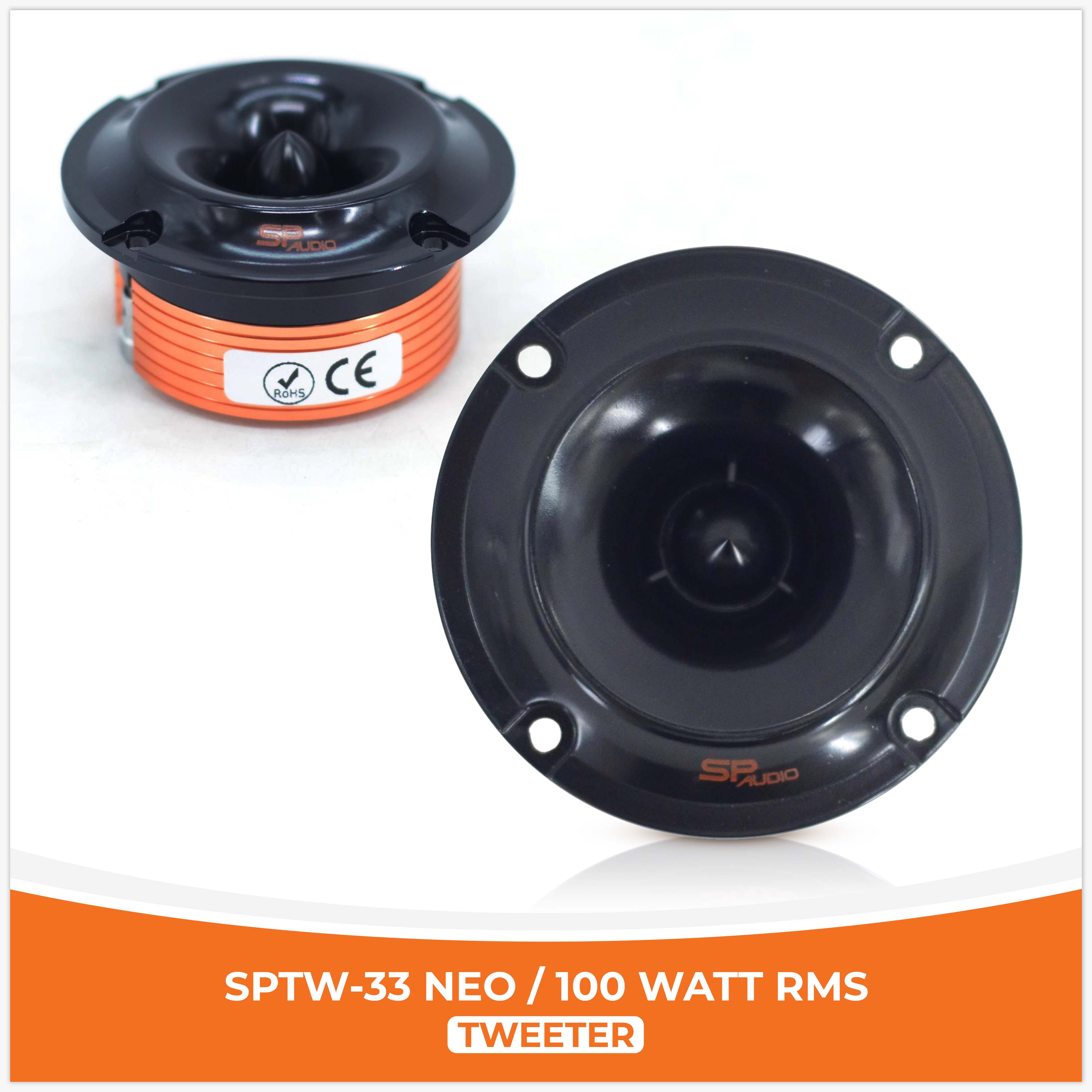 SP TW 33 NEO BULLET TWEETER NEO MAGNET 100W RMS (UNIT PRICE)