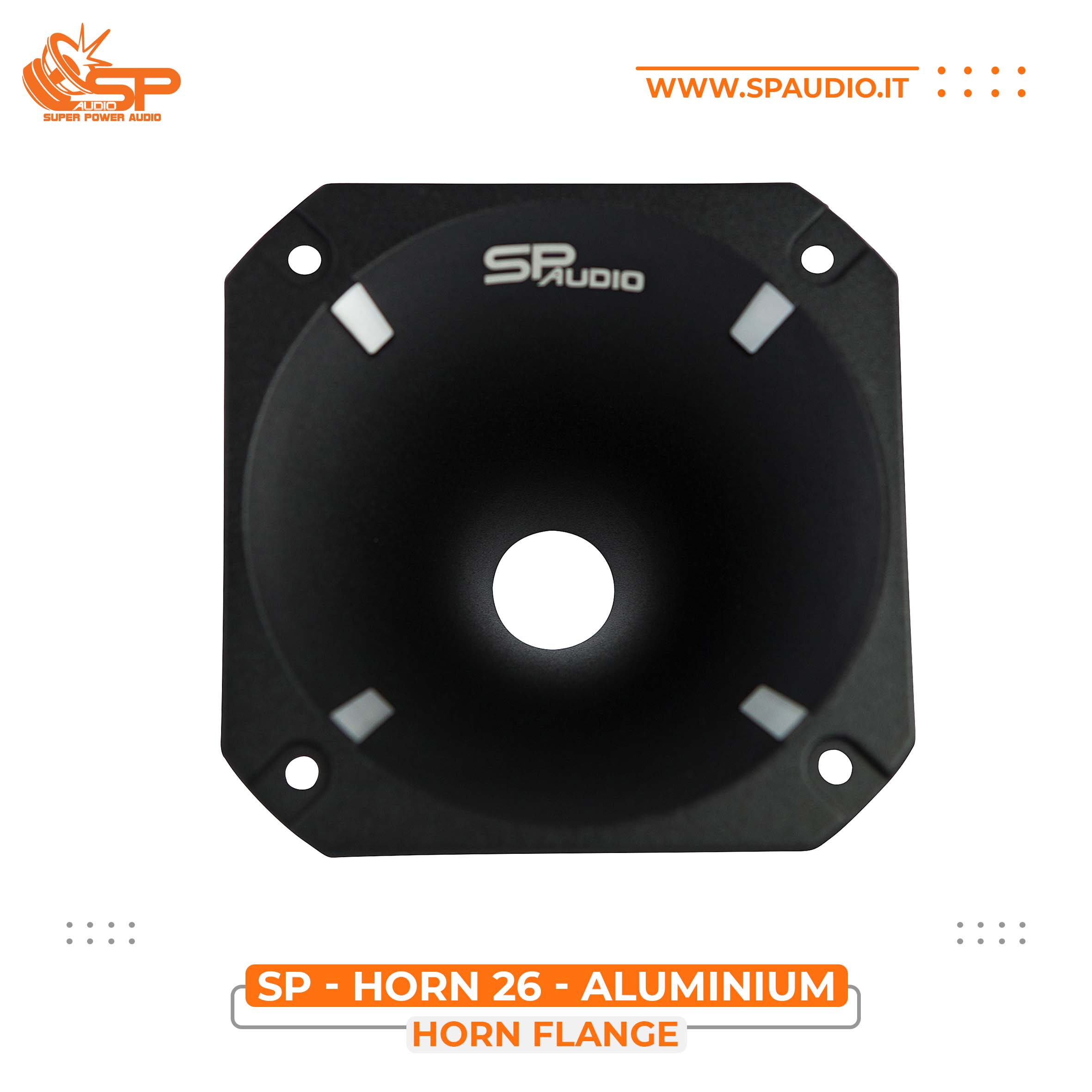 SP HORN 26 ALUMINIUM HORN FOR DRIVER WITH SCREW (UNIT PRICE)