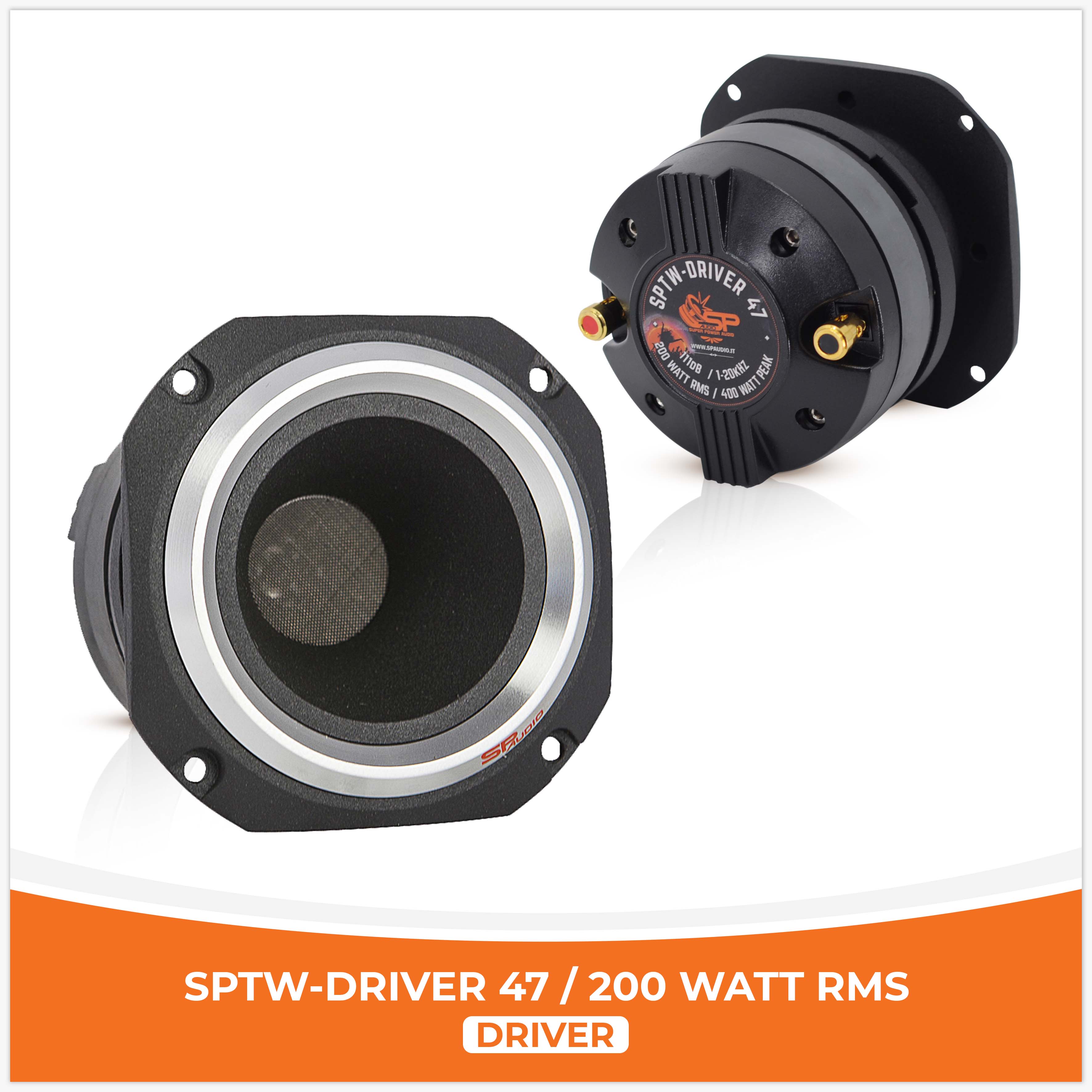 SP DRIVER 47 COMPLETE DRIVER WITH HORN 200W RMS(UNIT PRICE)