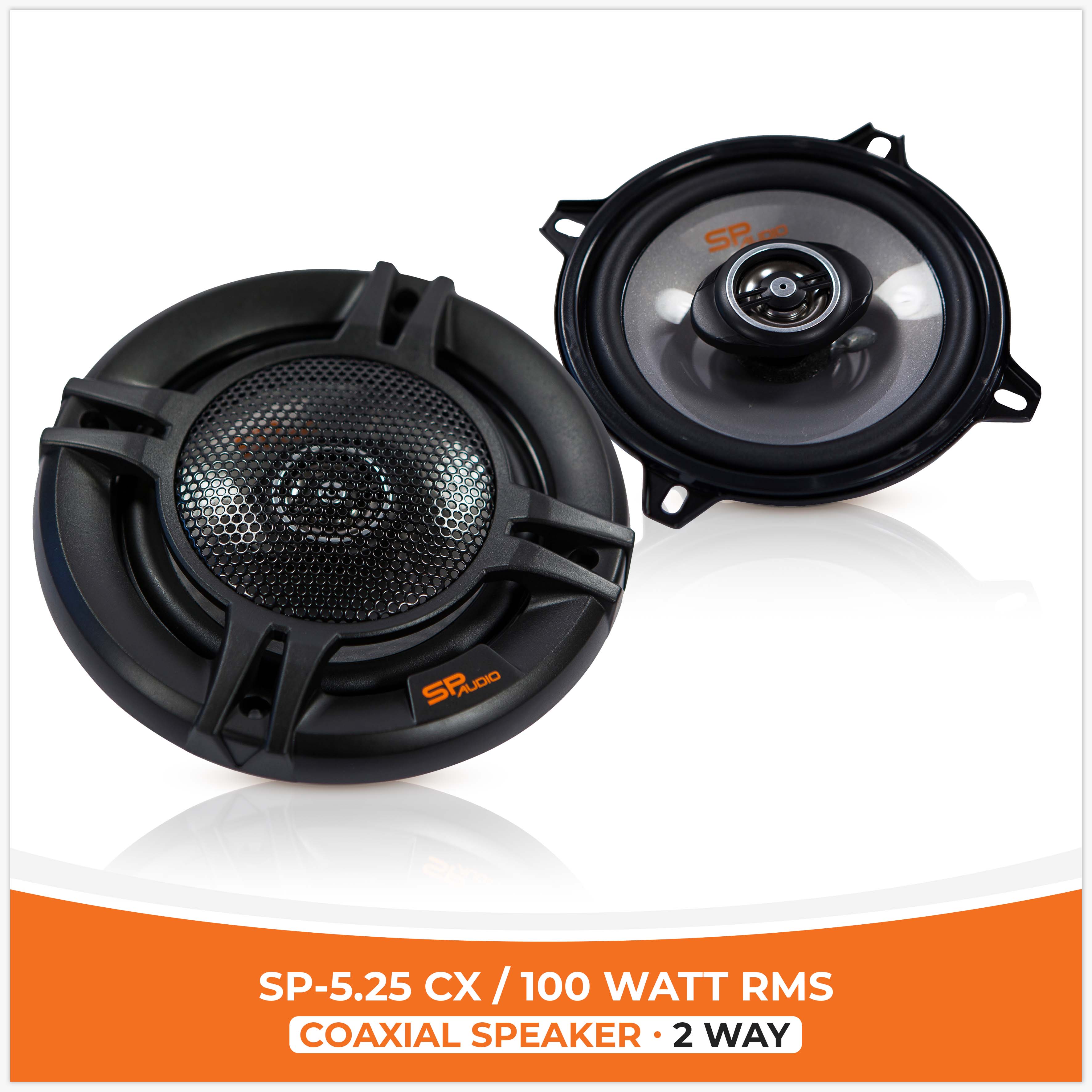 SP 5.25CX HAUT-PARLEUR COAXIALES 5,25"/13.5CM 100W RMS (PRIX DE LA PAIRE)